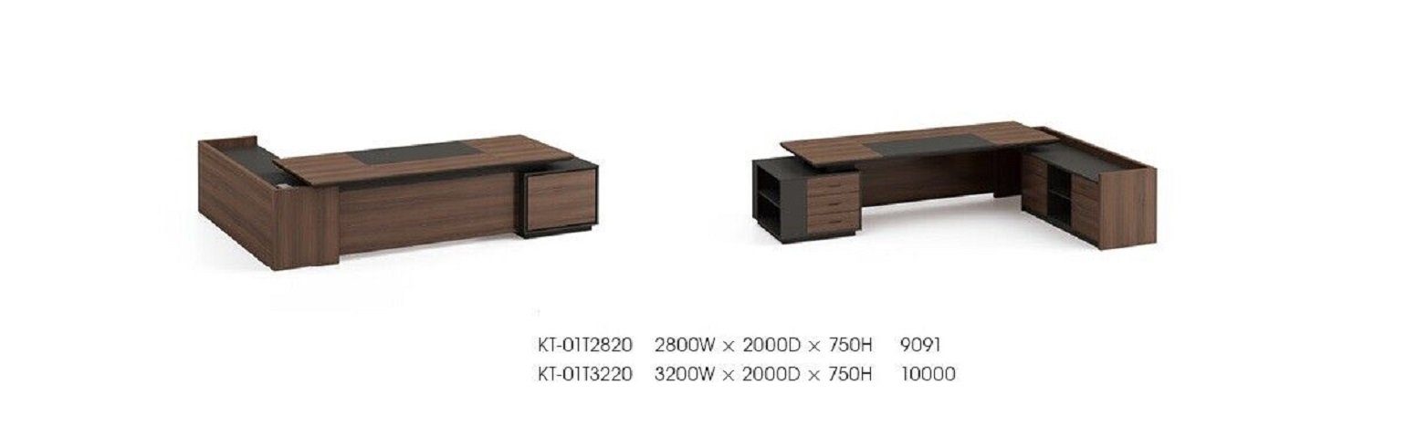 JVmoebel Ecktisch Holz Eckschreibtisch Sofort Büro Einrichtung Set Schreibtisch Schrank + Regal