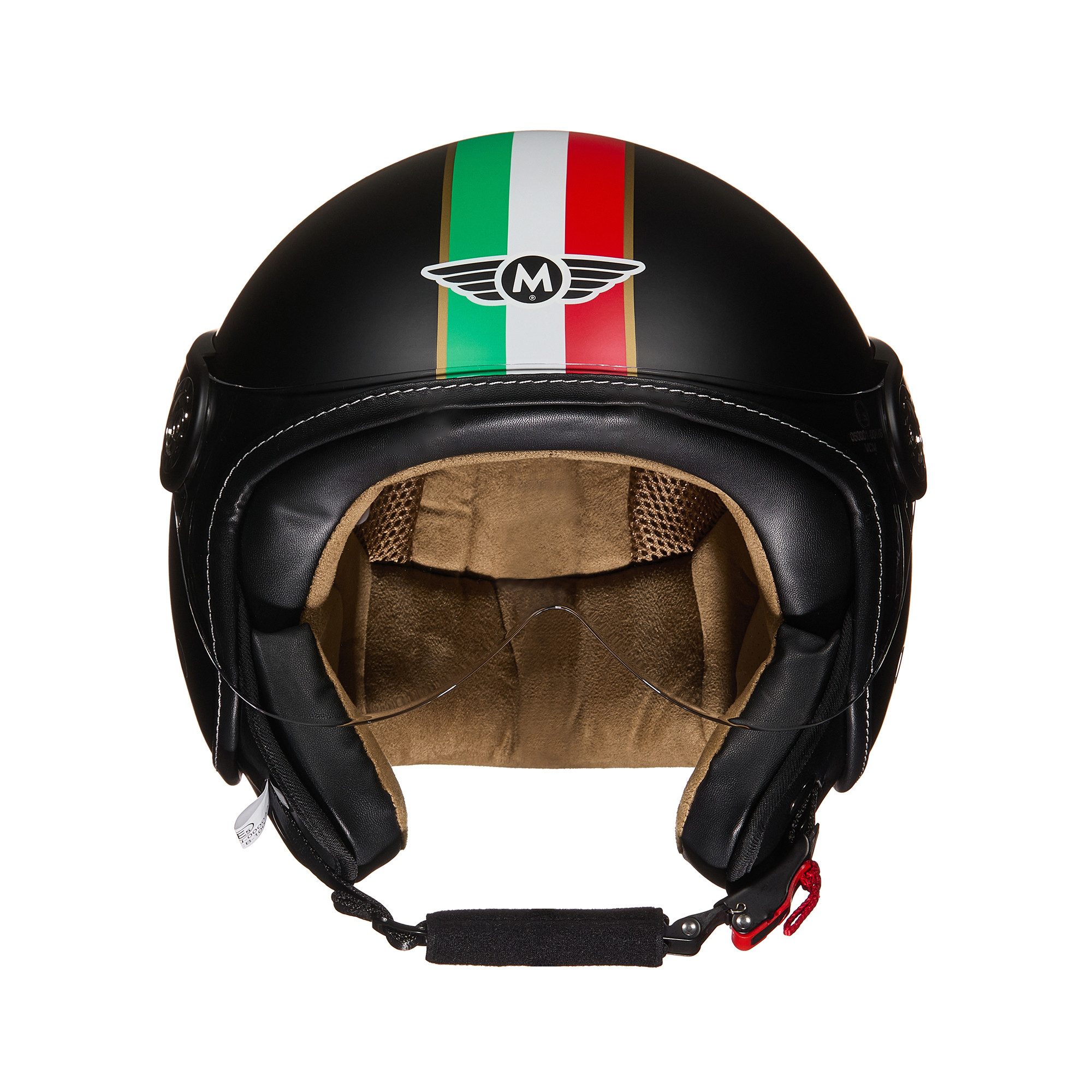 MOTO HELMETS Motorradhelm Jethelm Motorradhelm, Helm für Motorrad, Roller & Scooter, Schnellverschluss, nur 1050g – Bild 2 von 5