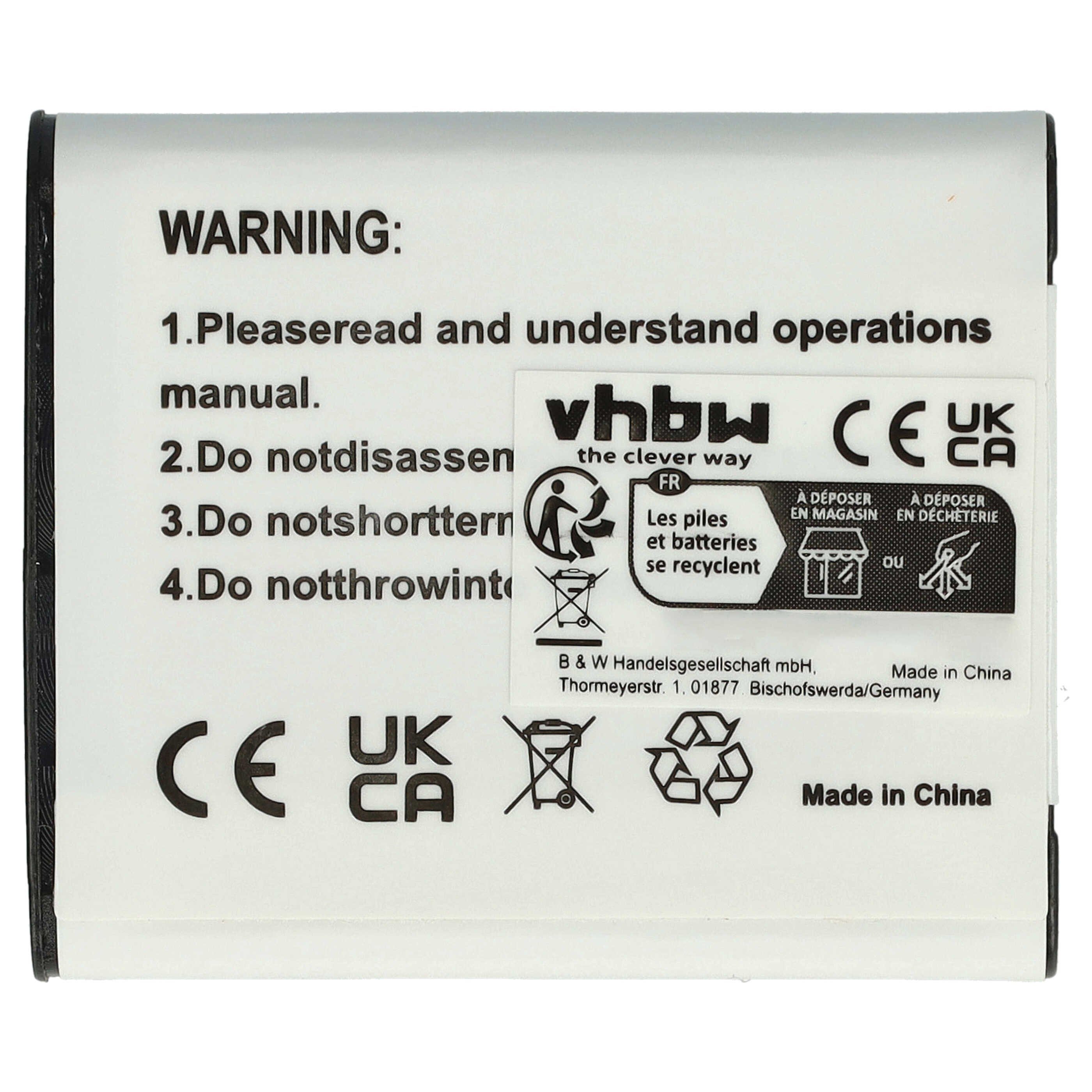 vhbw Akku Ersatz für Olympus Li-50B für Foto / Kompaktkamera (600 mAh, 3,7 Kamera-Akku Akku Li-Ion 600 mAh (3,7 V, 1 St), Leistungsfähiger Austausch-Akku für Digitalkamera, Spiegelreflexkamera