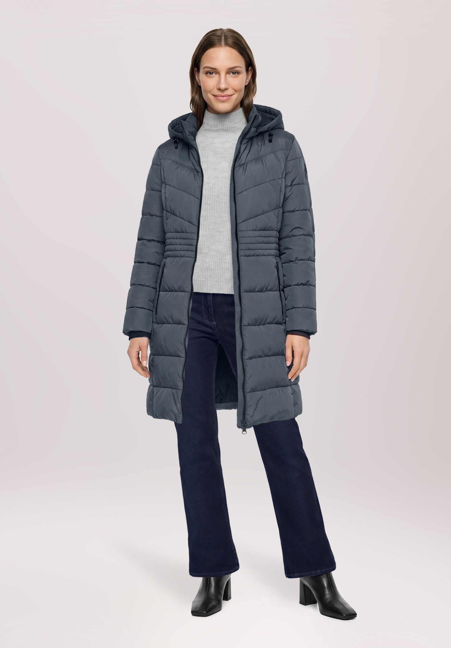 Betty Barclay Steppjacke Damen mit abnehmbarer Kapuze