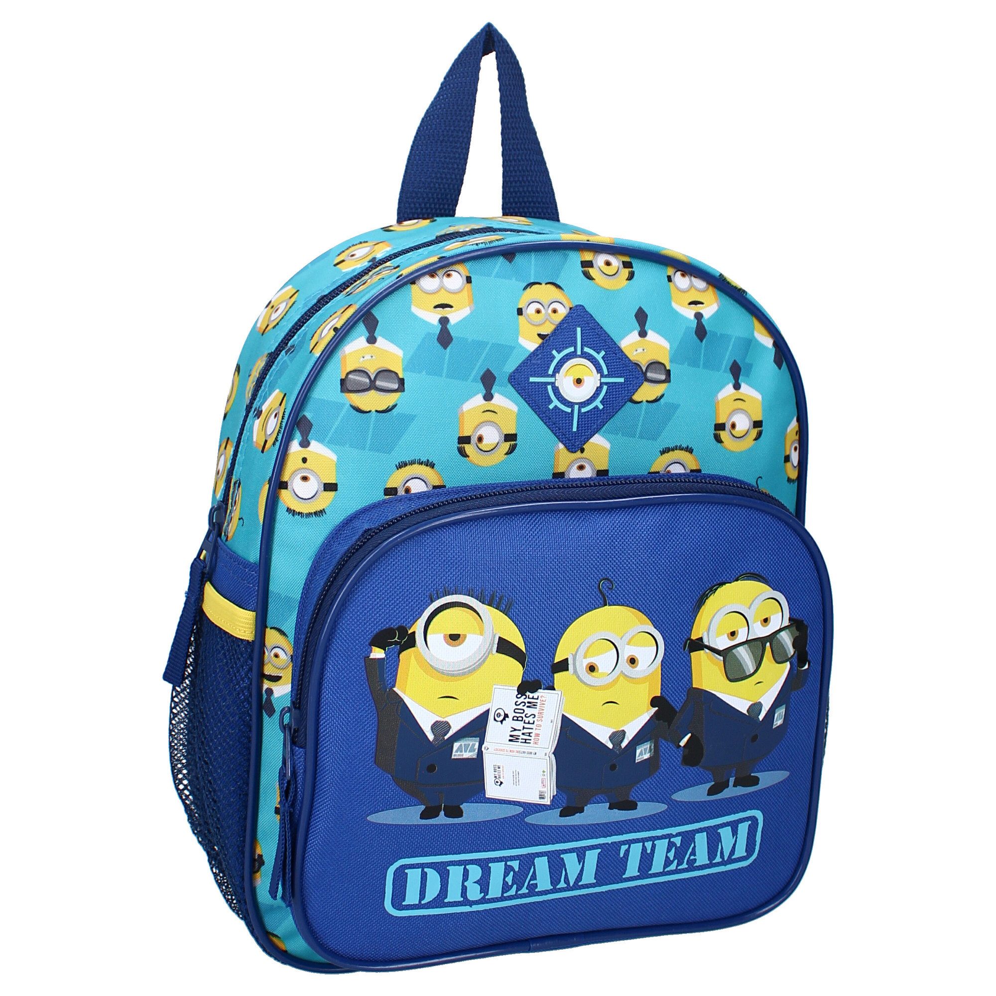 Vadobag Kinderrucksack Minions Dream Team Schulranzen mit Vordertasche Schulrucksack