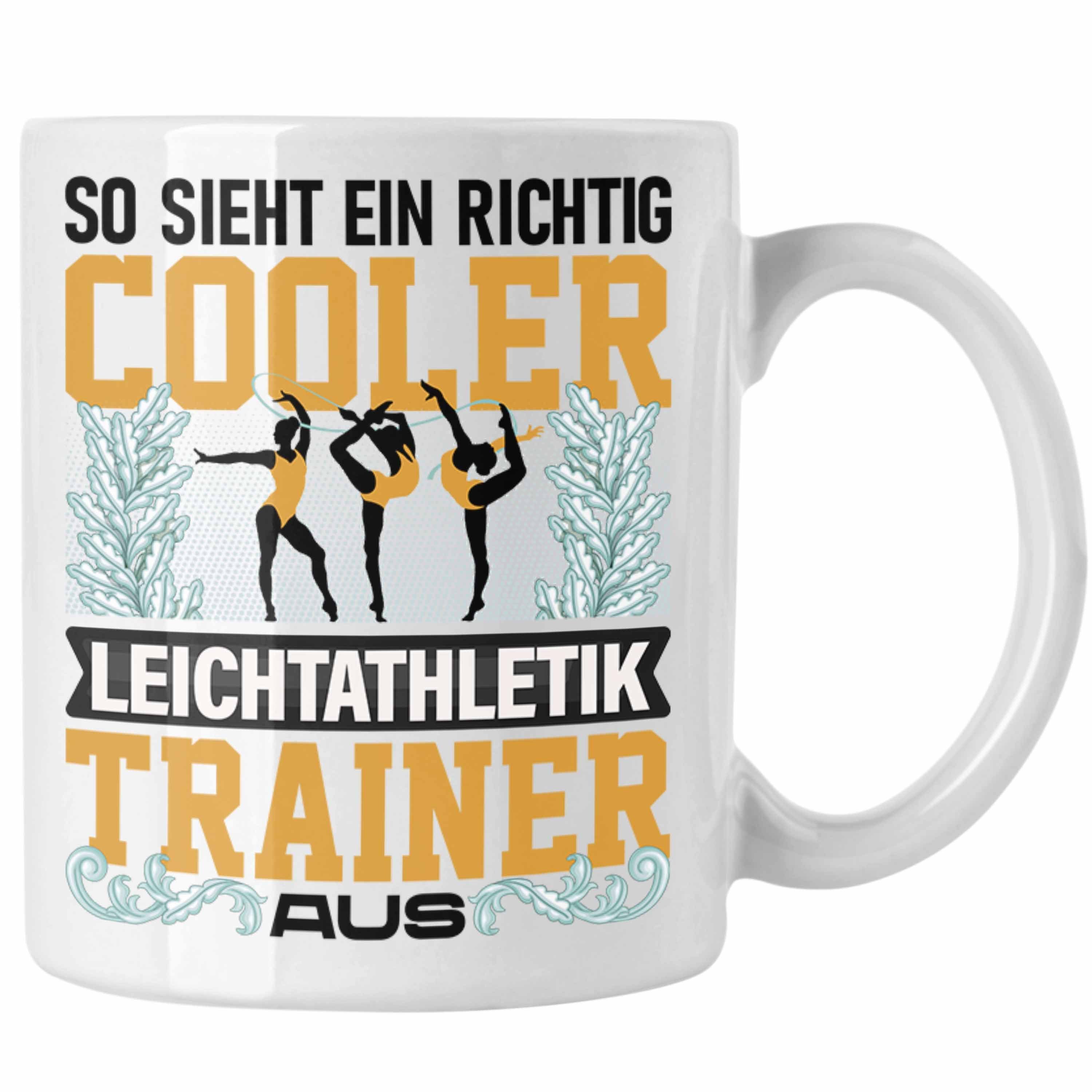 Trendation Tasse Leichtathletik Trainer Tasse Geschenk Lustiger Spruch