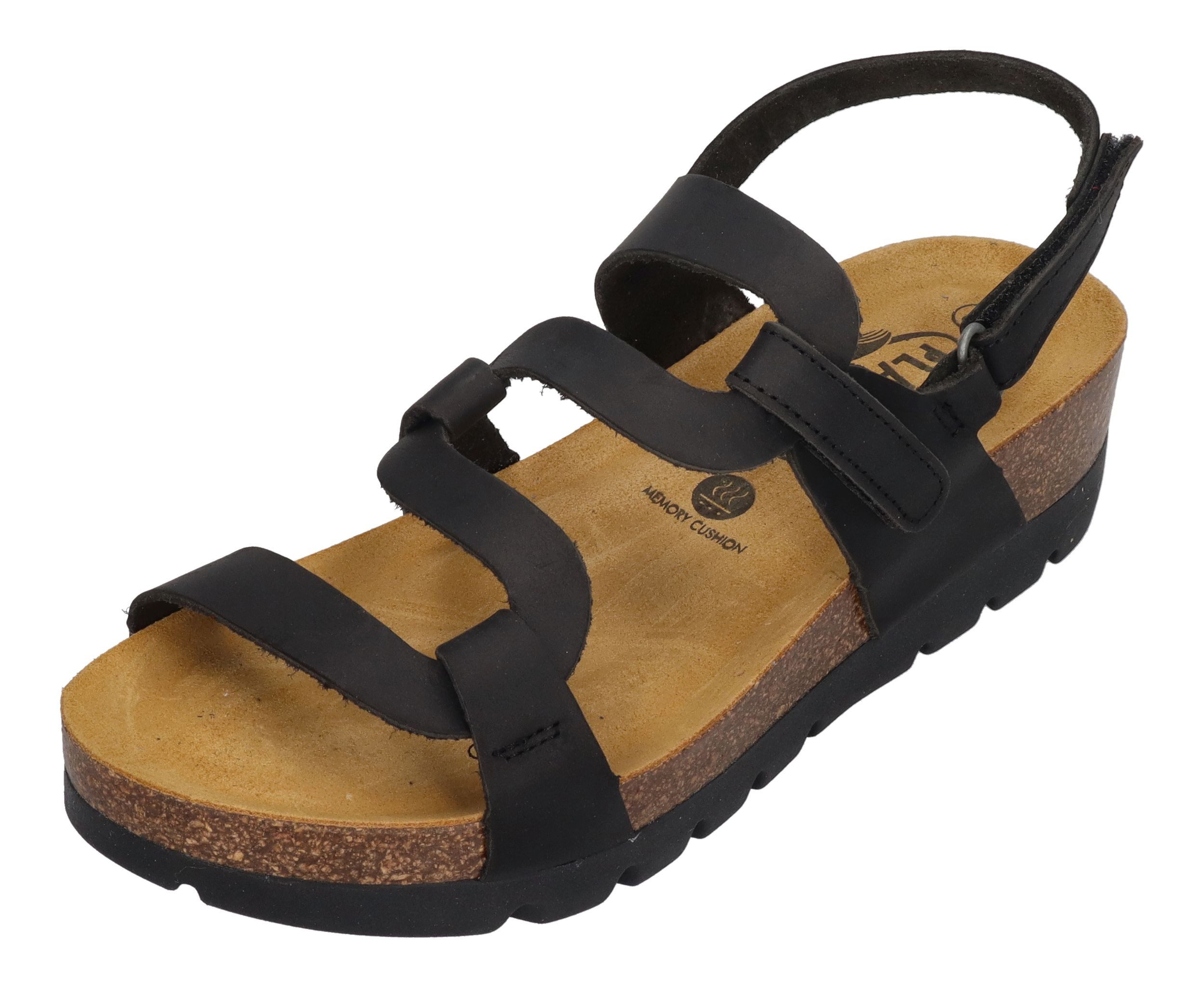 Plakton CURVI Sandalette Negro