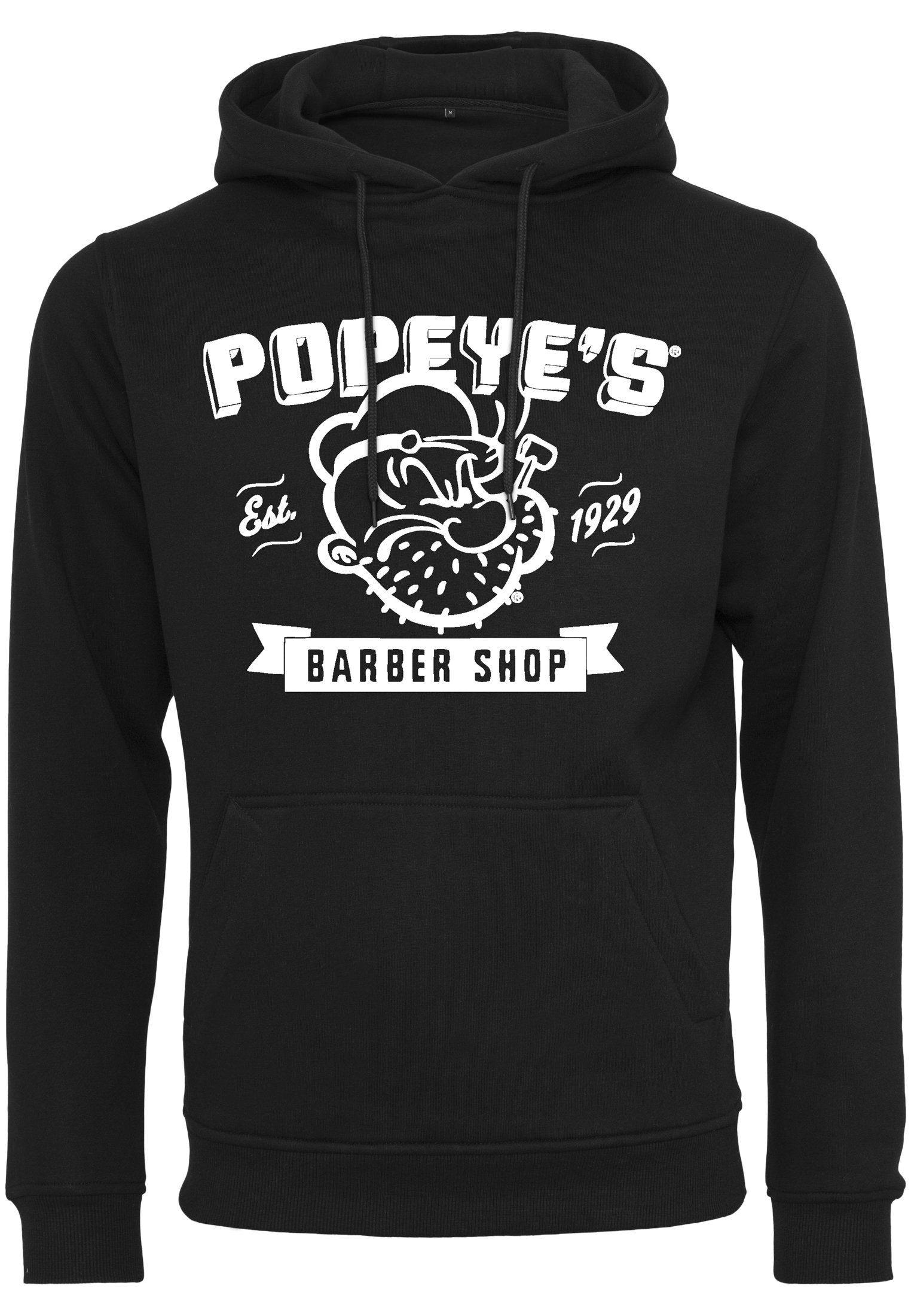Sweater Popeye Herren Shop Hoody Merchcode Barber (1-tlg) black