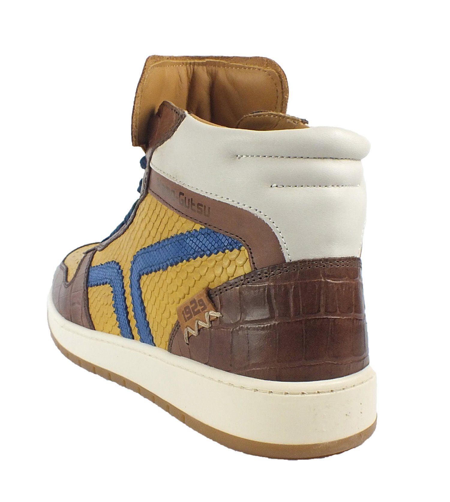 Kamo-Gutsu Herren Leder Sneaker Sneaker Wechselfussbett günstig online kaufen
