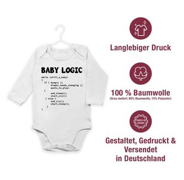 Shirtracer Shirtbody Nerdy Baby Logic Aktuelle Trends Baby