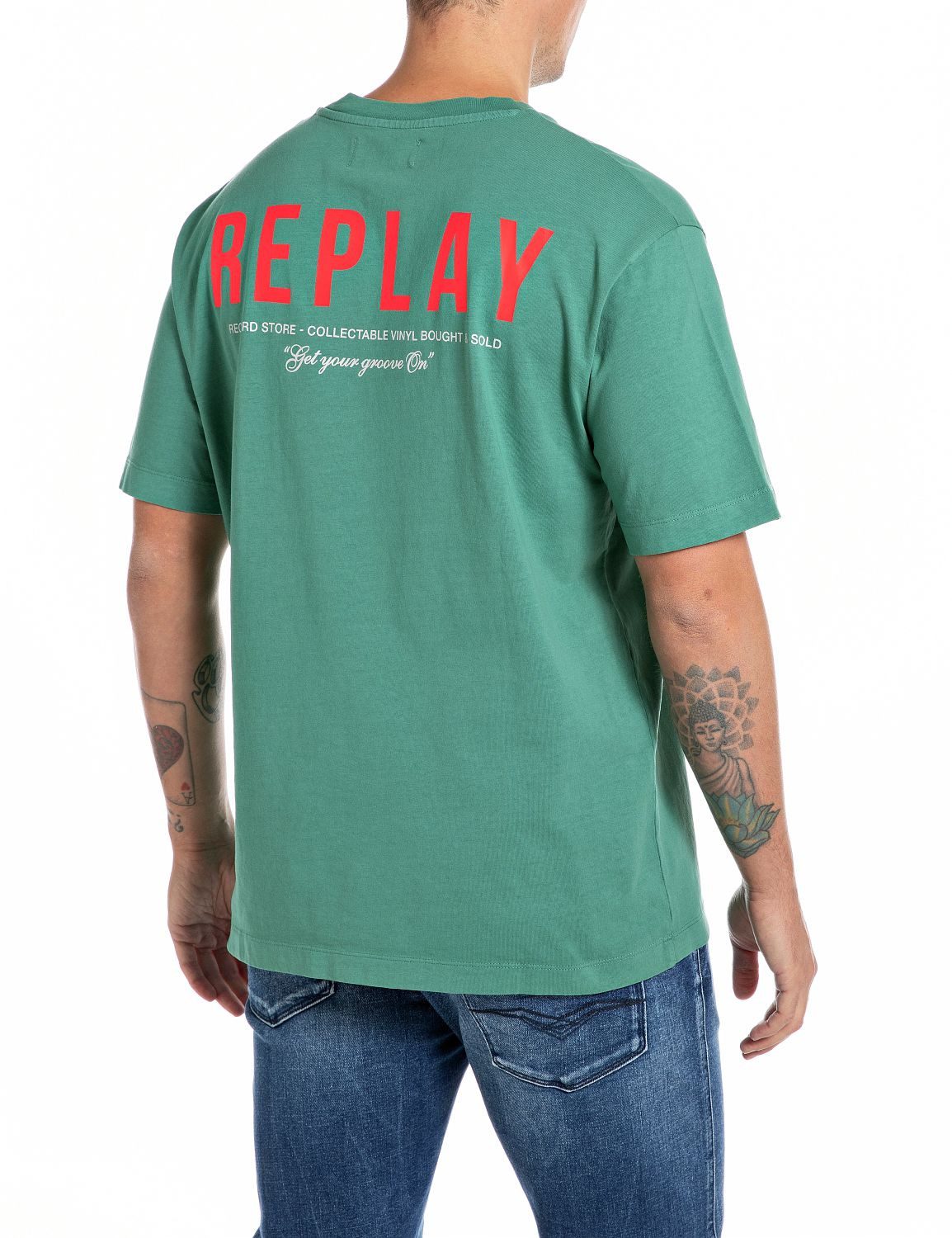Replay T-Shirt mit Logodruck auf der günstig online kaufen