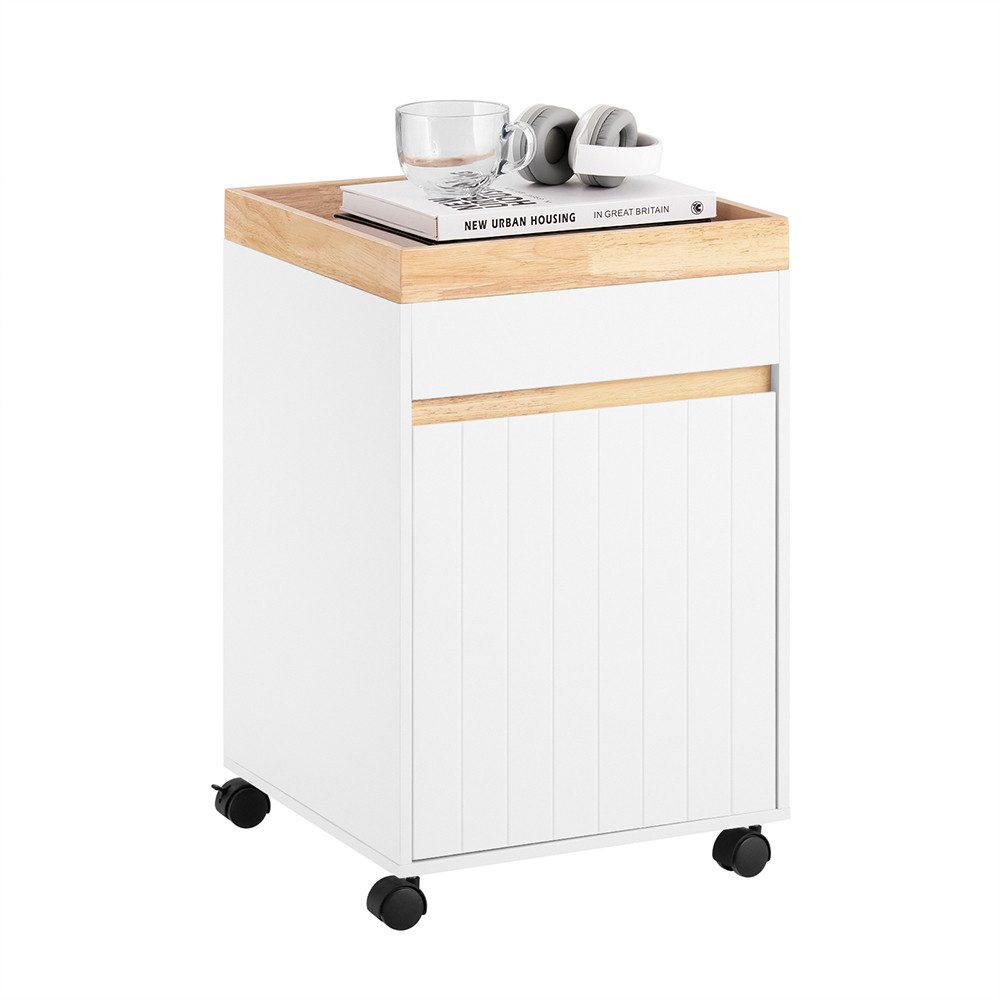 SoBuy Rollcontainer ASK03, Bürowagen Beistellwagen Aktenwagen Druckertisch günstig online kaufen