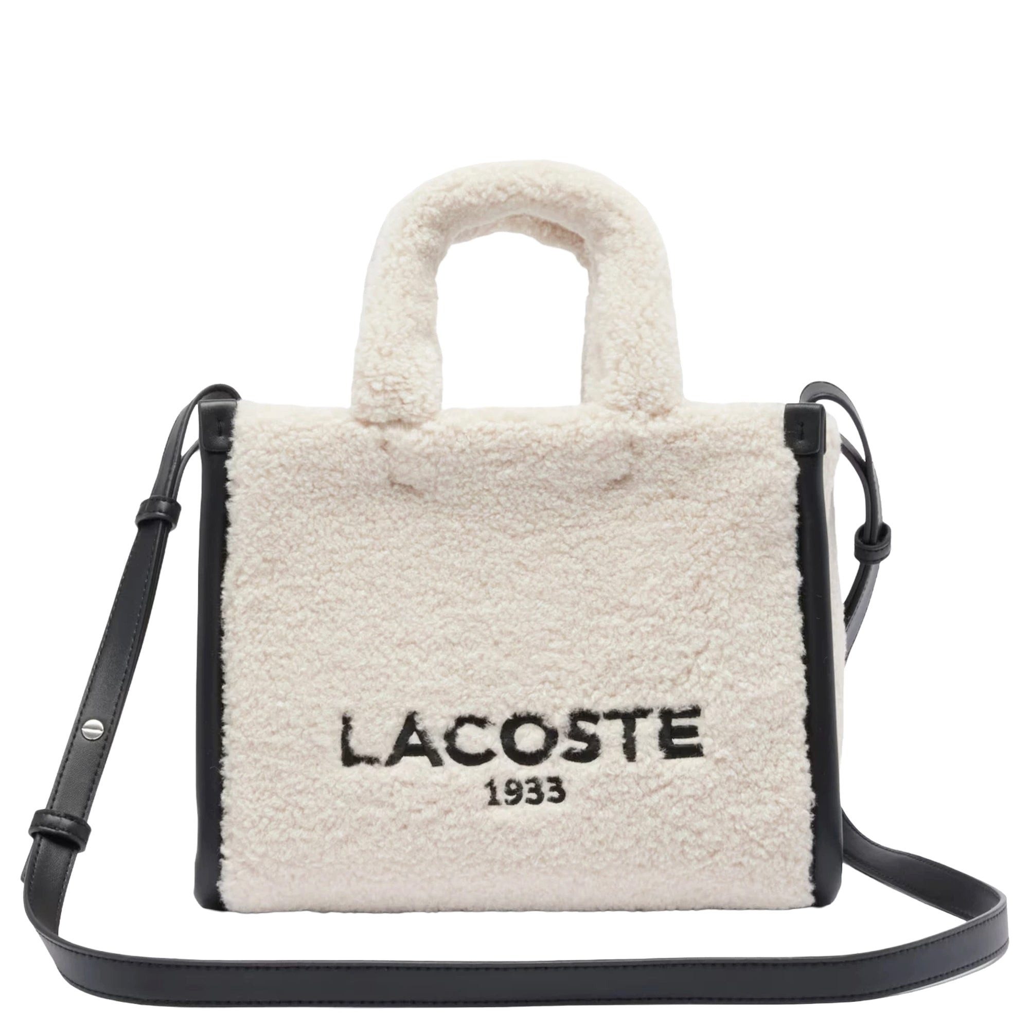 Lacoste Umhängetasche Heritage - Shopping Bag S 27.5 cm (natural noir) günstig online kaufen