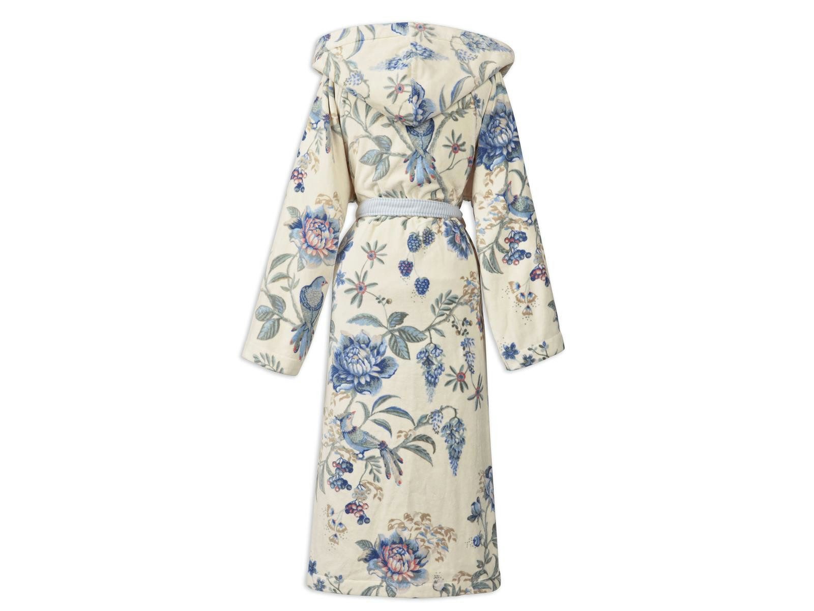 PiP Studio Bademantel Secret Garden Bademantel white blue S (1Stück), nicht bekannt