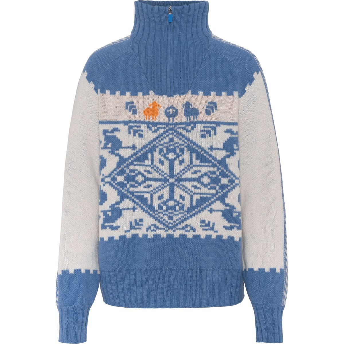 Kari Traa Kapuzenpullover Saga Knit Eleganter Damenpullover aus Merinowolle mit skandinavischem Design