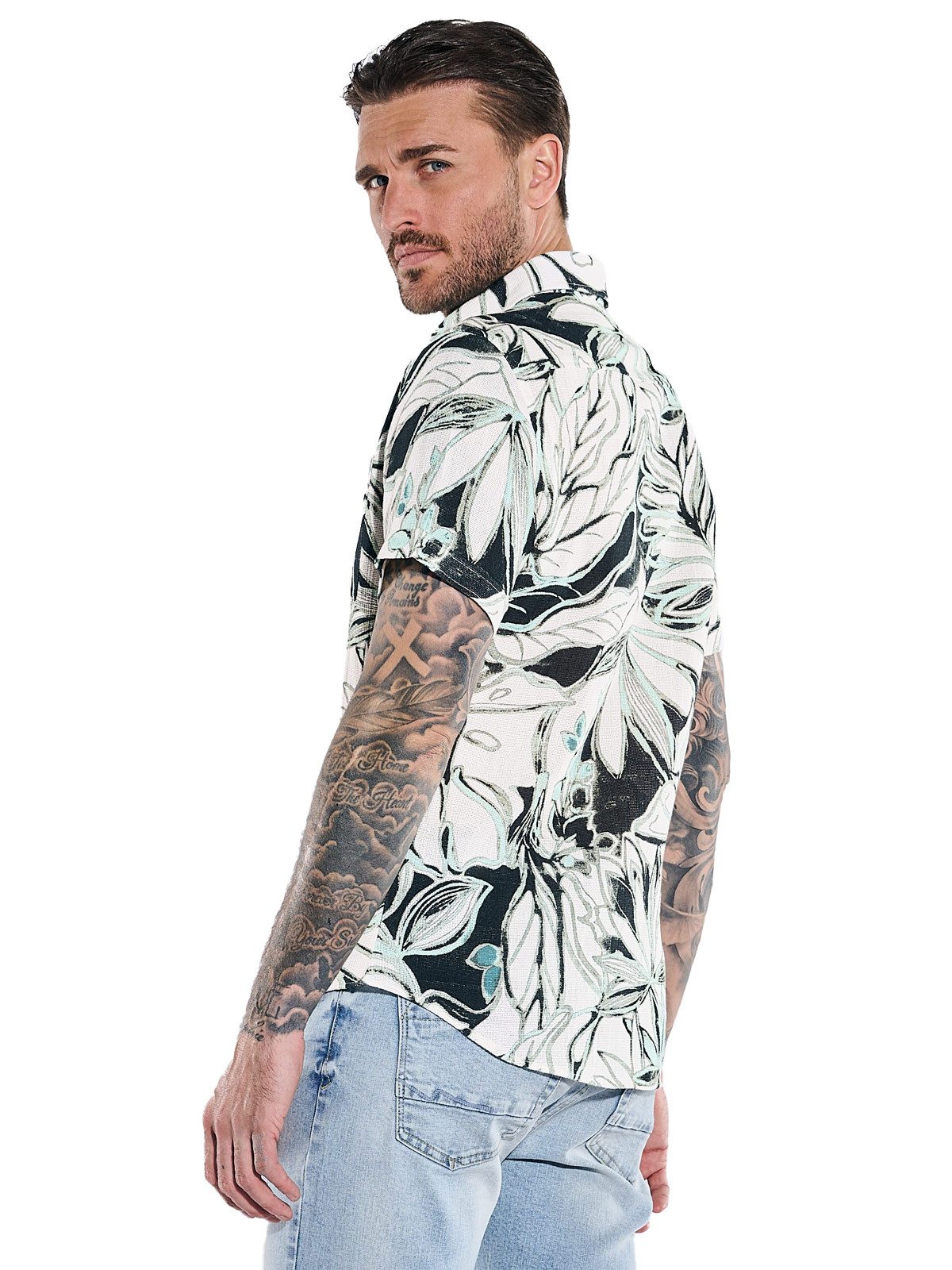 emilio adani Kurzarmhemd emilio adani Herren Hemd kurzarm, Hellgruen günstig online kaufen