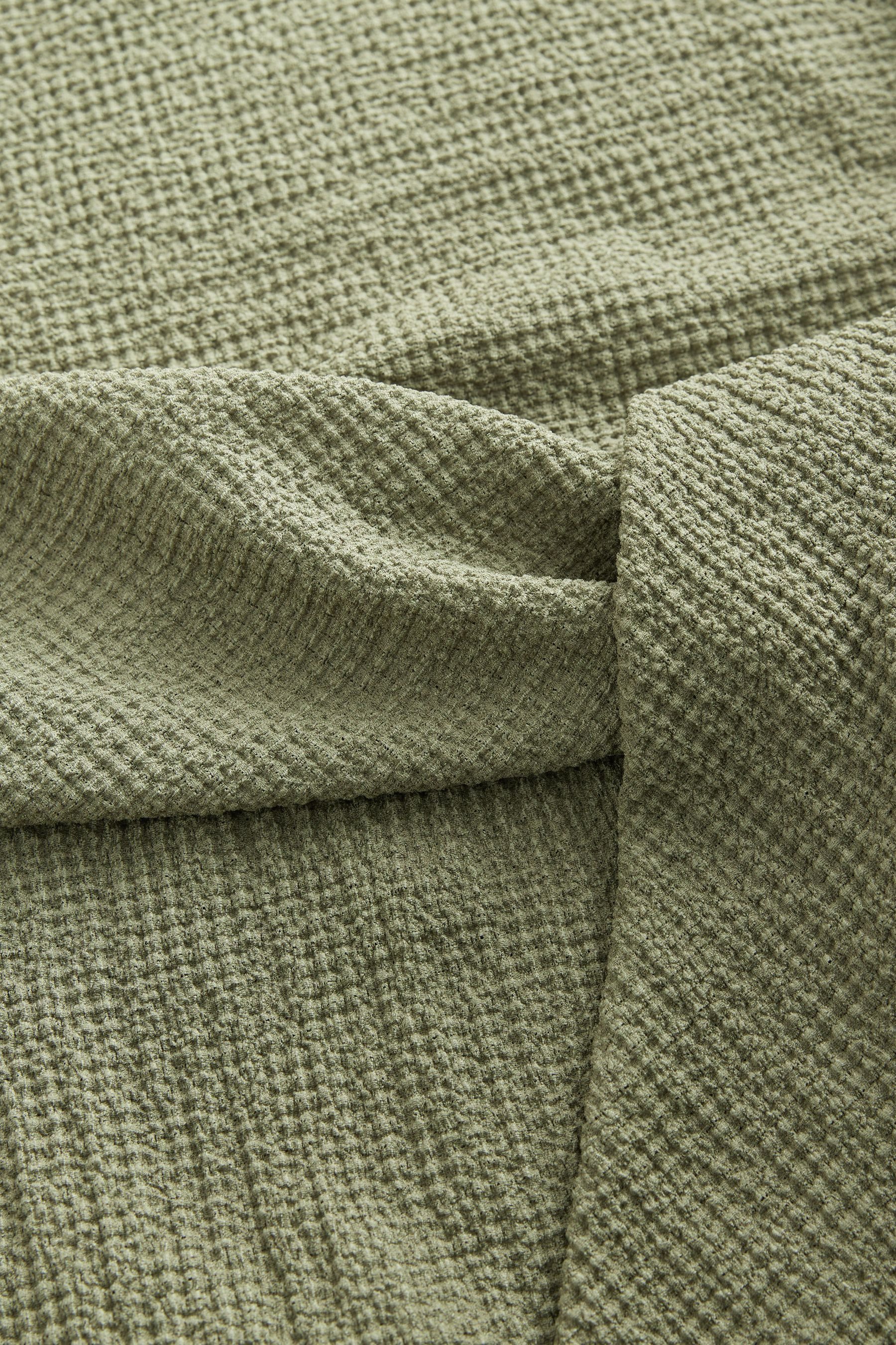 Next Sommerkleid Strukturiertes Kleid zum Binden (1-tlg)