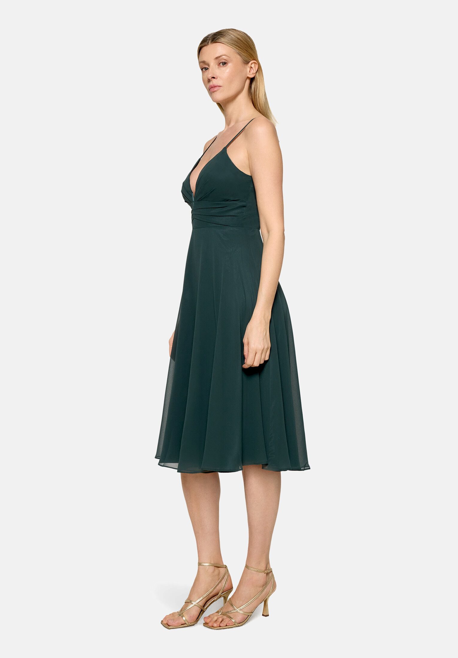 Vera Mont Chiffonkleid Damen mit V-Ausschnitt