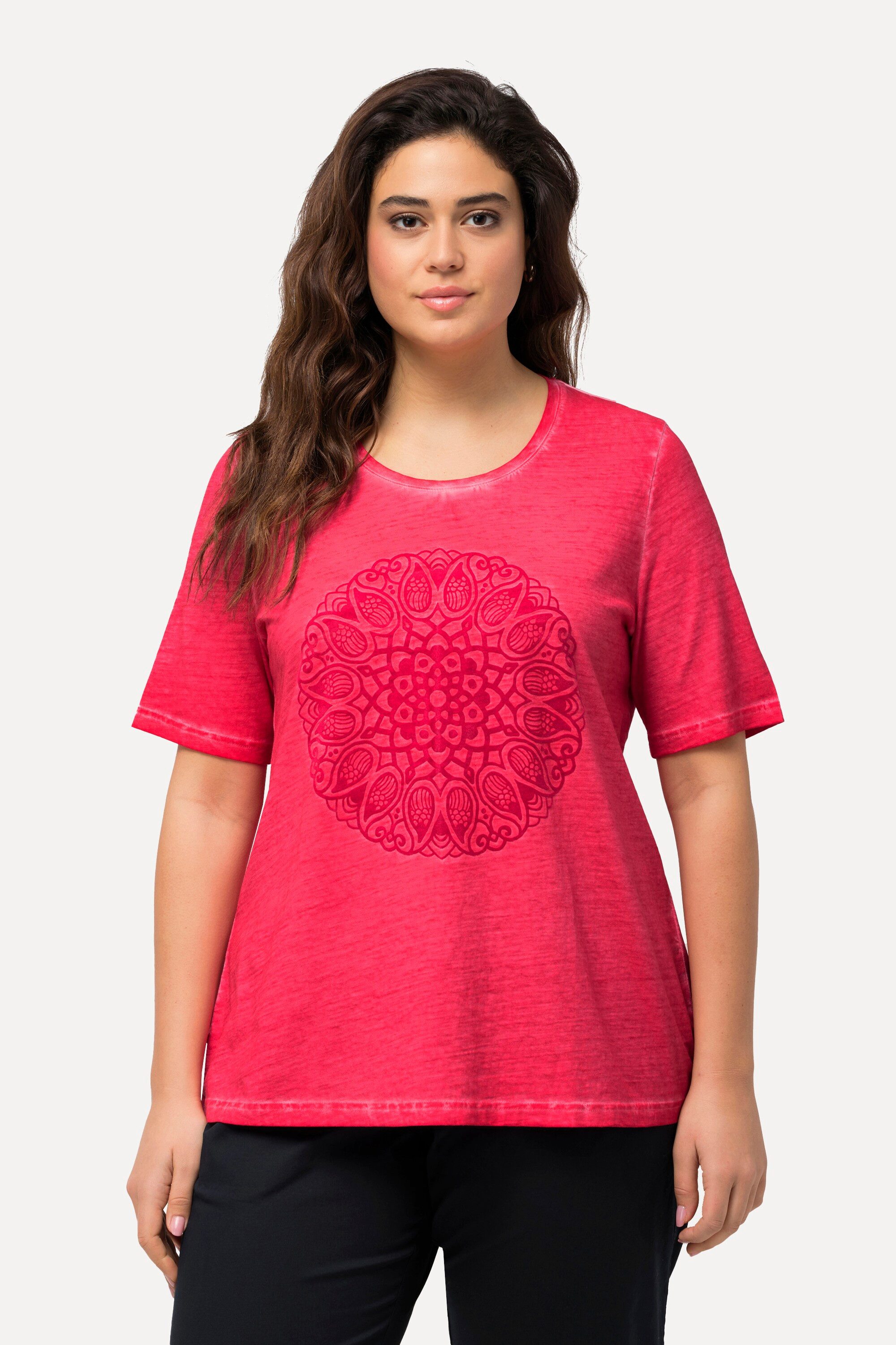 Ulla Popken T-Shirt T-Shirt Mandala Classic günstig online kaufen