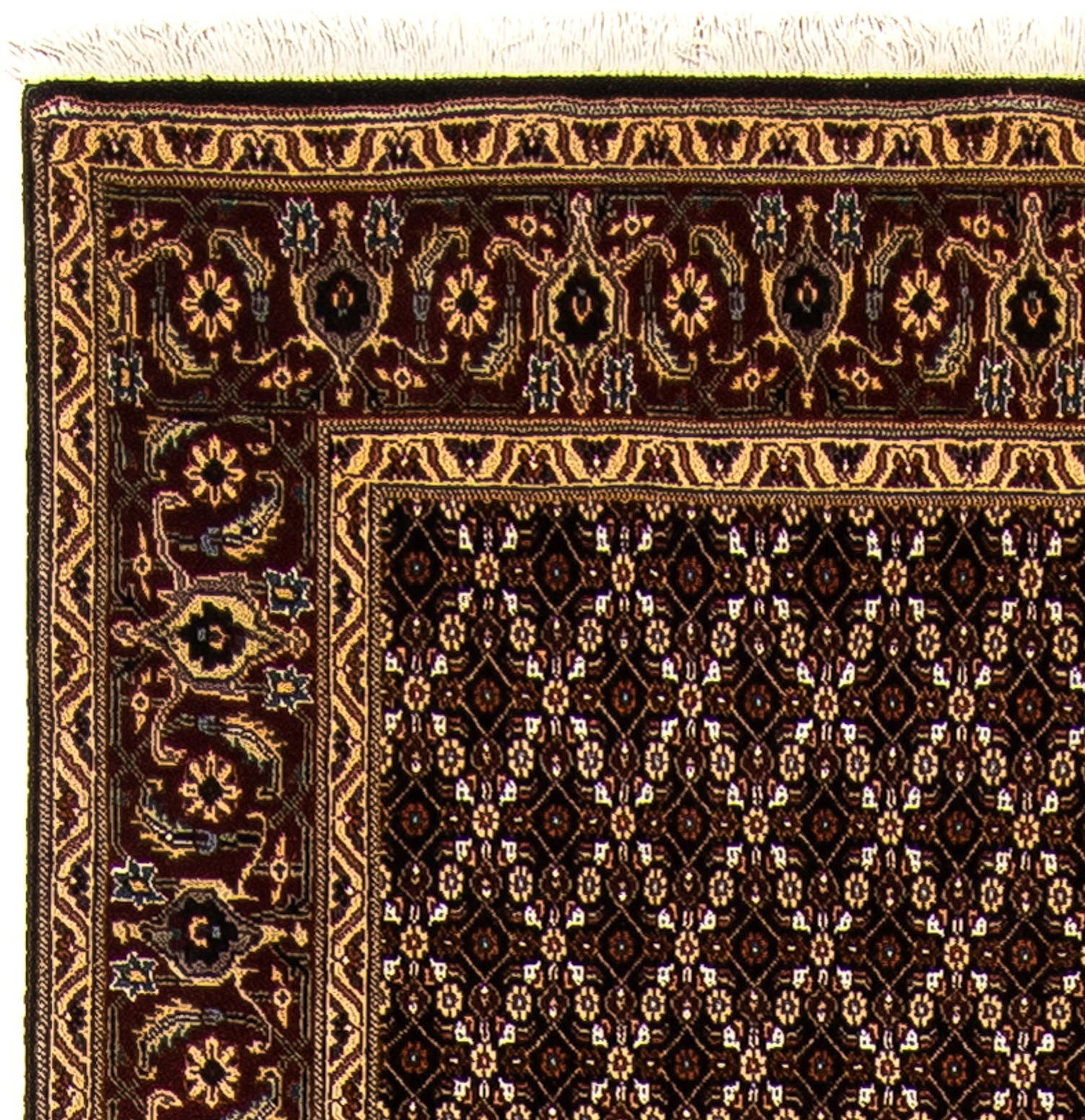 Orientteppich Perser - Täbriz - x 10 rechteckig, cm mm, Zertifikat 336 Wohnzimmer, Einzelstück mehrfarbig, Höhe: - 123 morgenland, mit Handgeknüpft