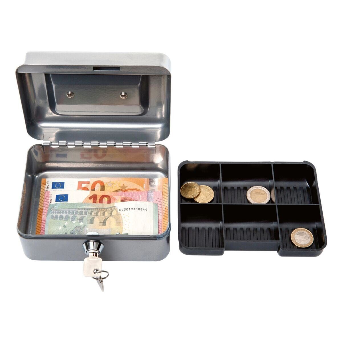 Maul Geldkassette 1, 6 Münzgeldfächer / 1 Scheinfach