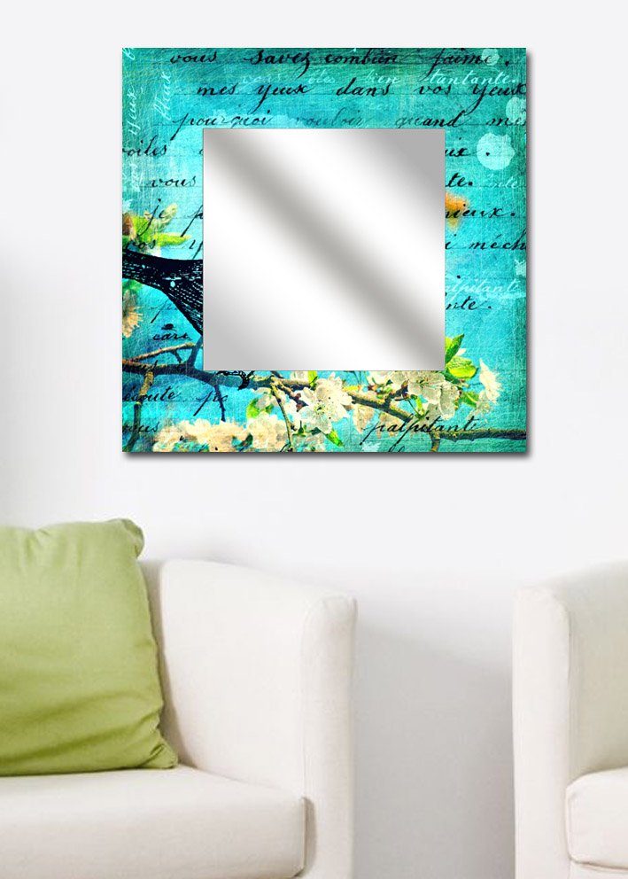 Wallity Wandspiegel MRA1148, Bunt, 50 x 50 cm, Spiegel