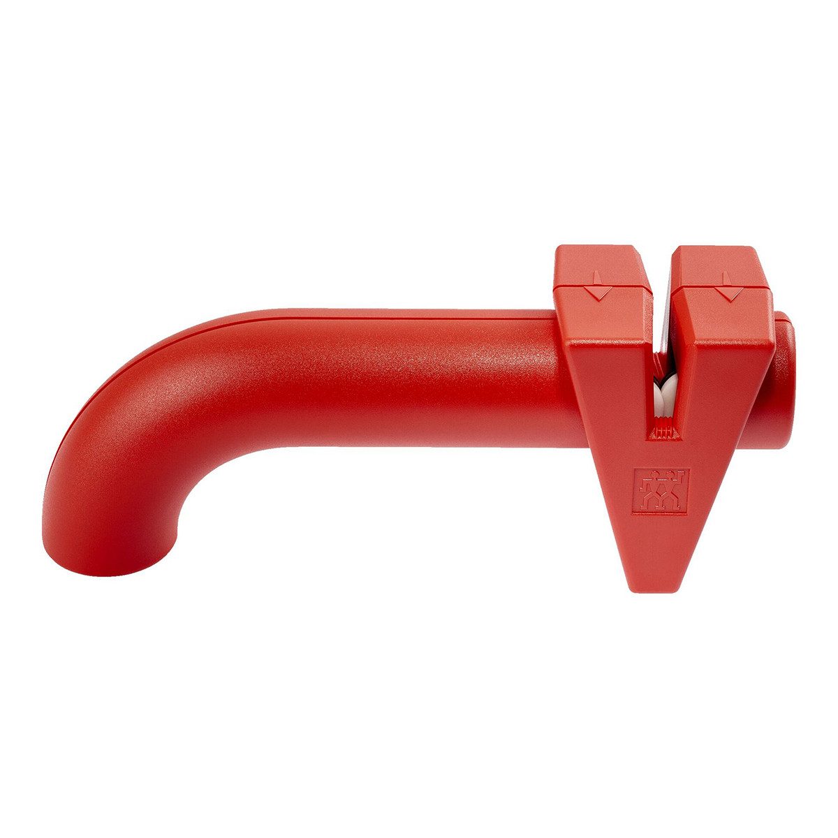 Zwilling Messerschärfer ZWILLING TWINSHARP Messerschärfer, 17 cm Rot ABS Keramikscheiben