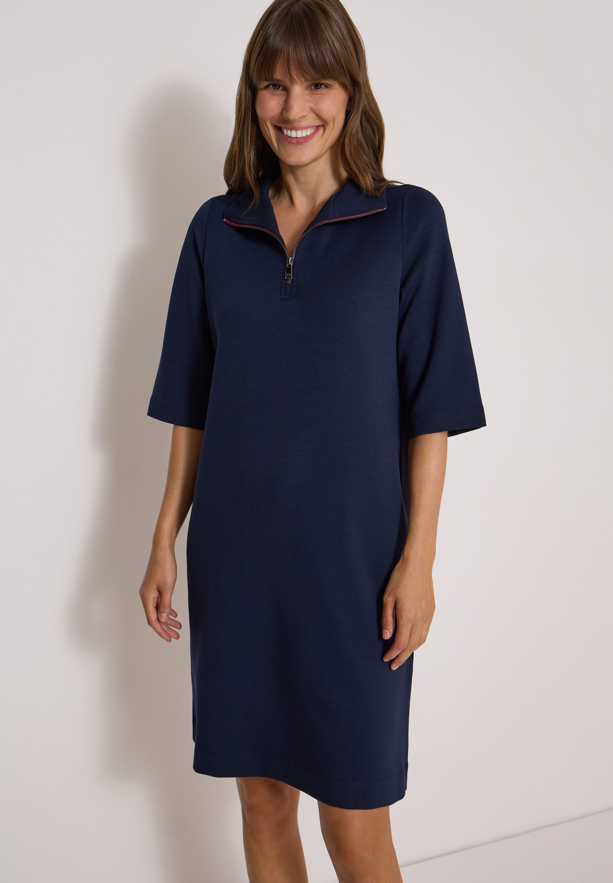 CECIL Sweatkleid mit Eingrifftaschen