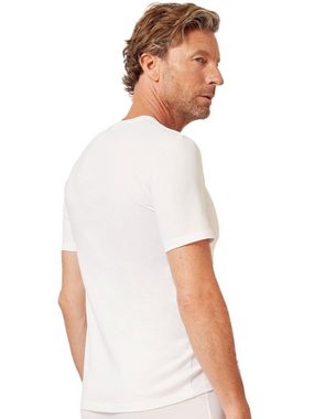 HUBER Unterziehshirt Herren T-Shirt hautnah Casual Cotton (Stück, 1-St) biologisch abbaubar