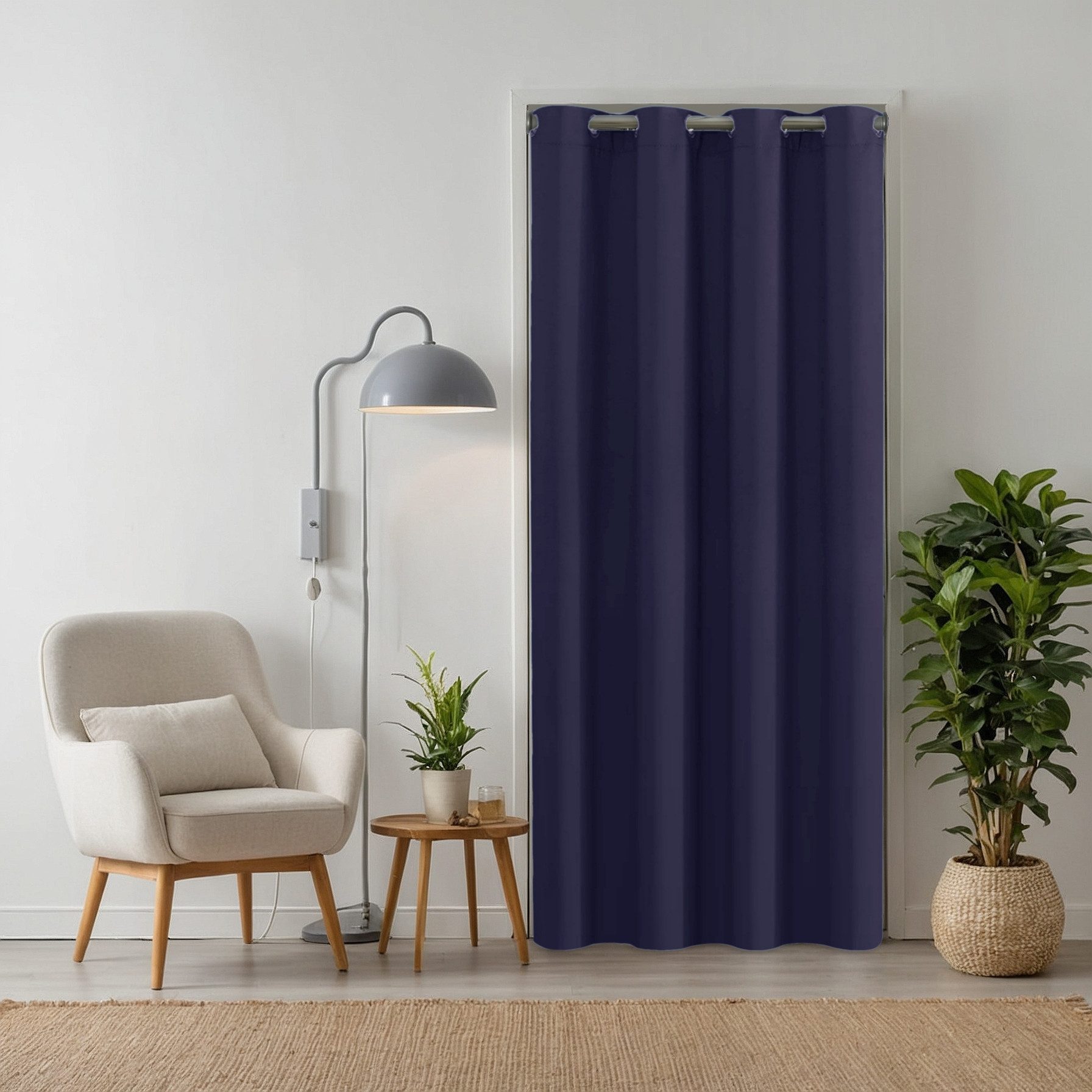 tinycurtains Türvorhang für alle gängigen Türgrößen, Thermovorhang (ohne St günstig online kaufen