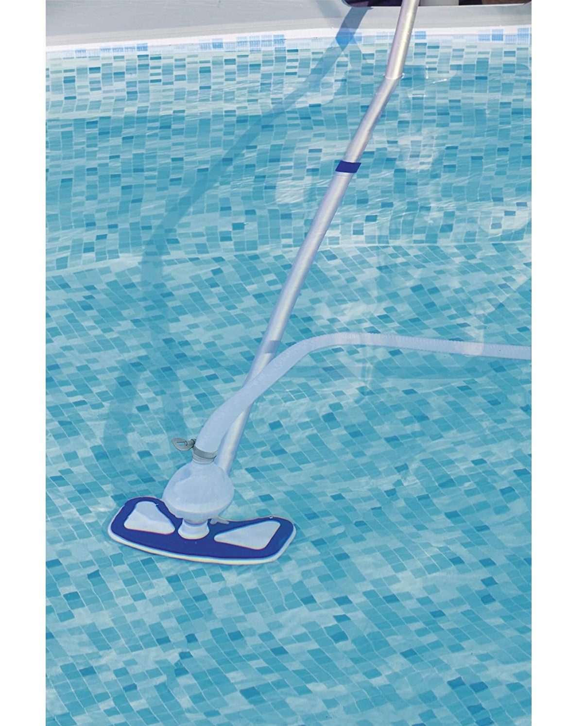 Bestway Pool Bestway Pool-Reinigungsset mit Vakuum-Sauger und Kescher, Für saubere Pools, einfache Handhabung