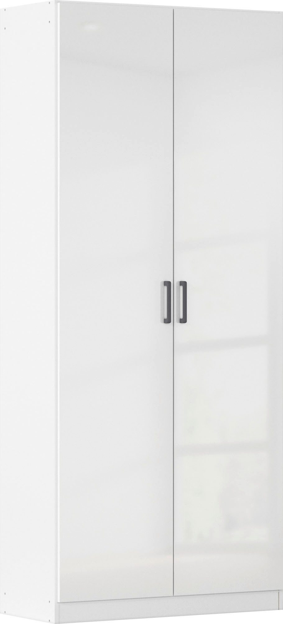 rauch Mehrzweckschrank Garderobe Kleiderschrank Schrank Schuhschrank Putzschrank MINOSA (Breiten 47/69/91/136 cm, Höhen 197/210 cm) In 4 Breiten mit vielen Einlegeböden für viel Stauraum MADE IN GERMANY