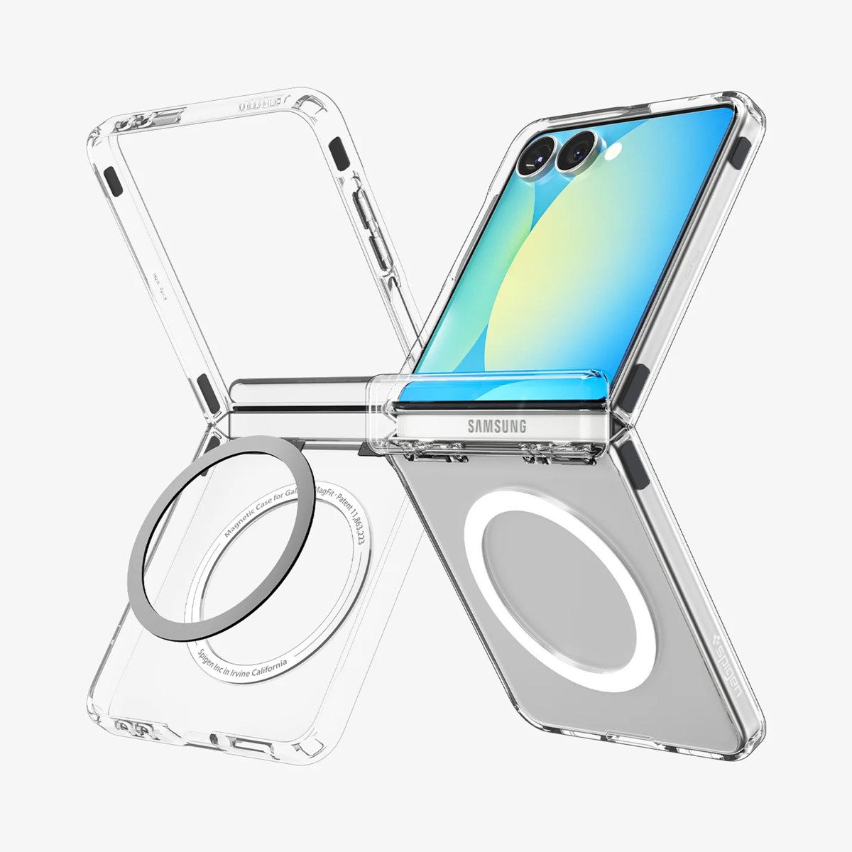 Spigen Backcover Spigen Ultra Hybrid Pro MagFit Backcover Samsung Galaxy Z Flip 7 - Cle