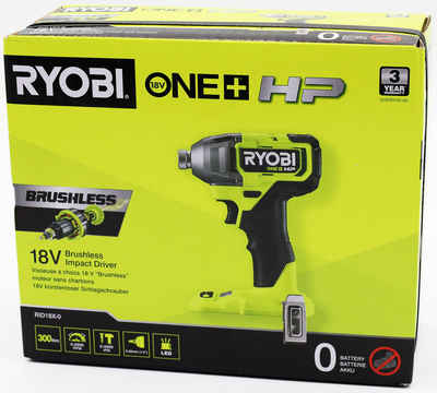 Ryobi Akku-Schlagschrauber Ryobi Akku-Schlagschrauber 'One+ HP Performance RID18X-0 18 V Schwarz