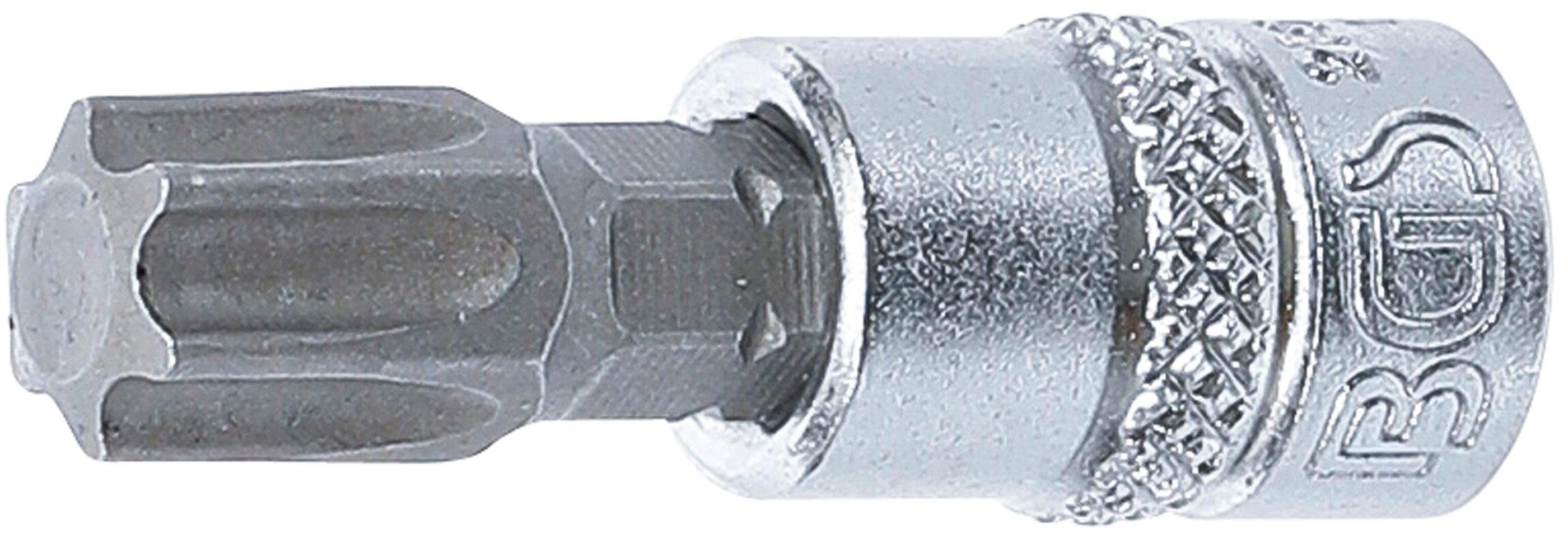 BGS technic Bit-Schraubendreher Bit-Einsatz, Antrieb Innenvierkant 6,3 mm (1/4), T-Profil (für Torx) T50