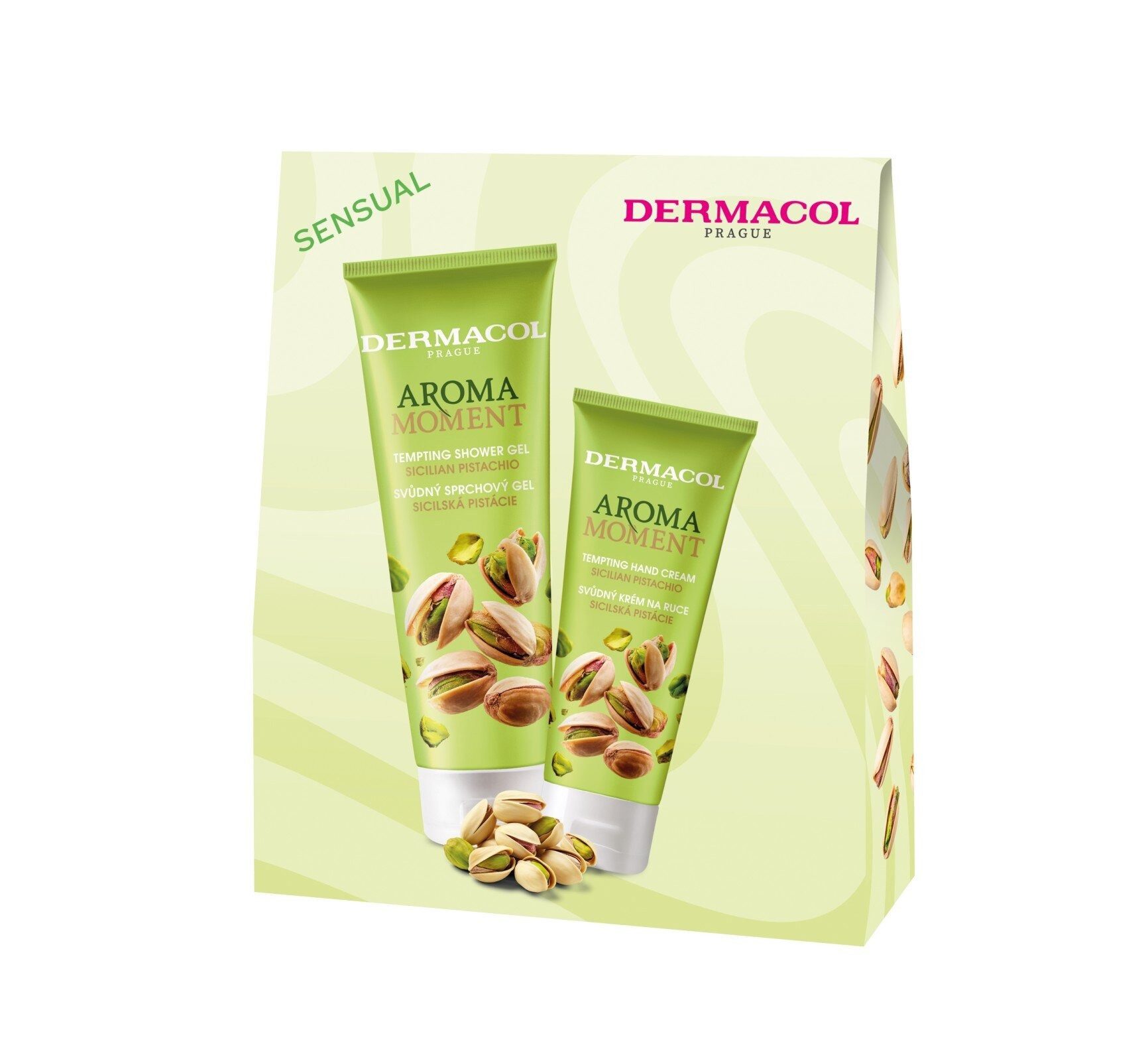 Dermacol Pflege-Set Sensual Aroma Moment Handcreme Sizilianische Pistazie