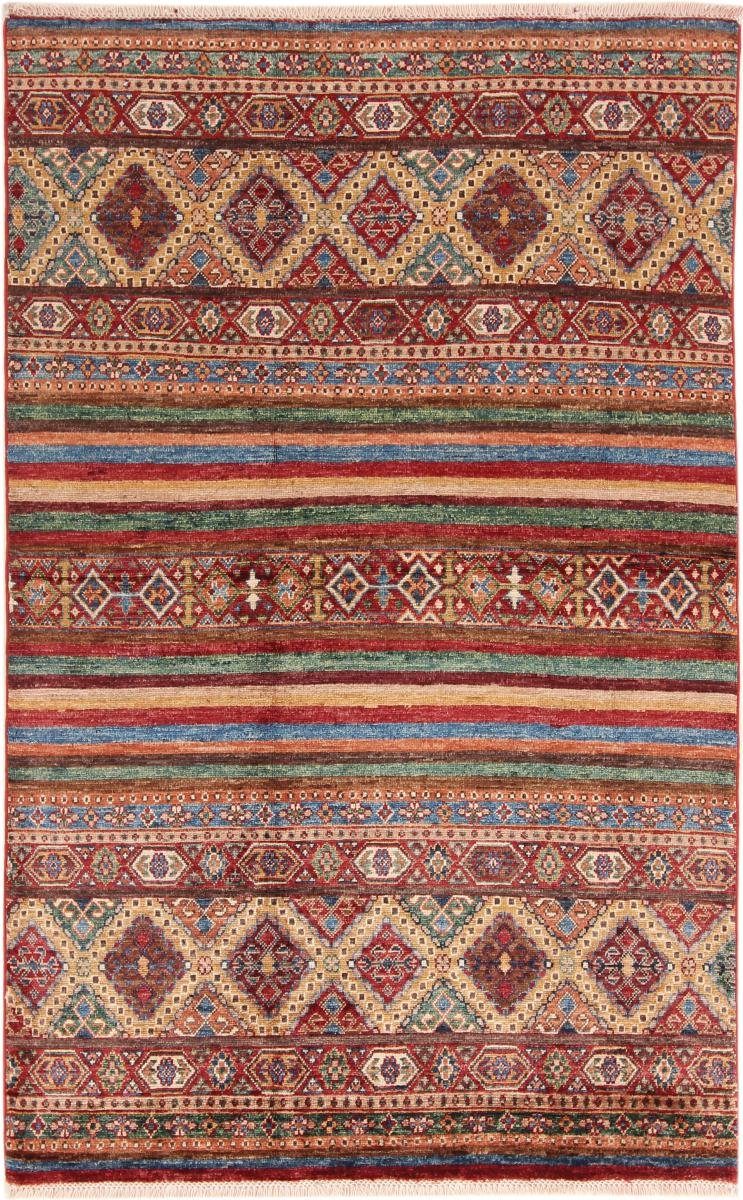 Orientteppich Arijana Shaal 115x181 Handgeknüpfter Orientteppich, Nain Trading, rechteckig, Höhe: 5 mm