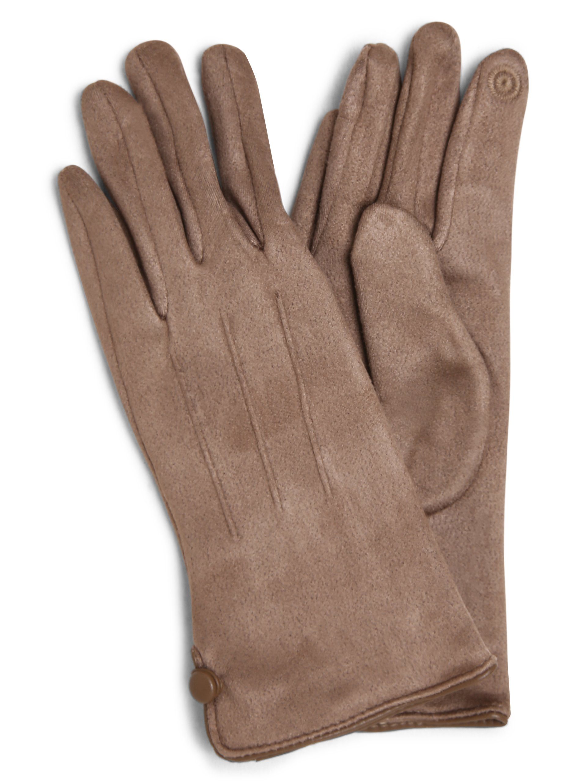 EEM Baumwollhandschuhe taupe | Handschuhe