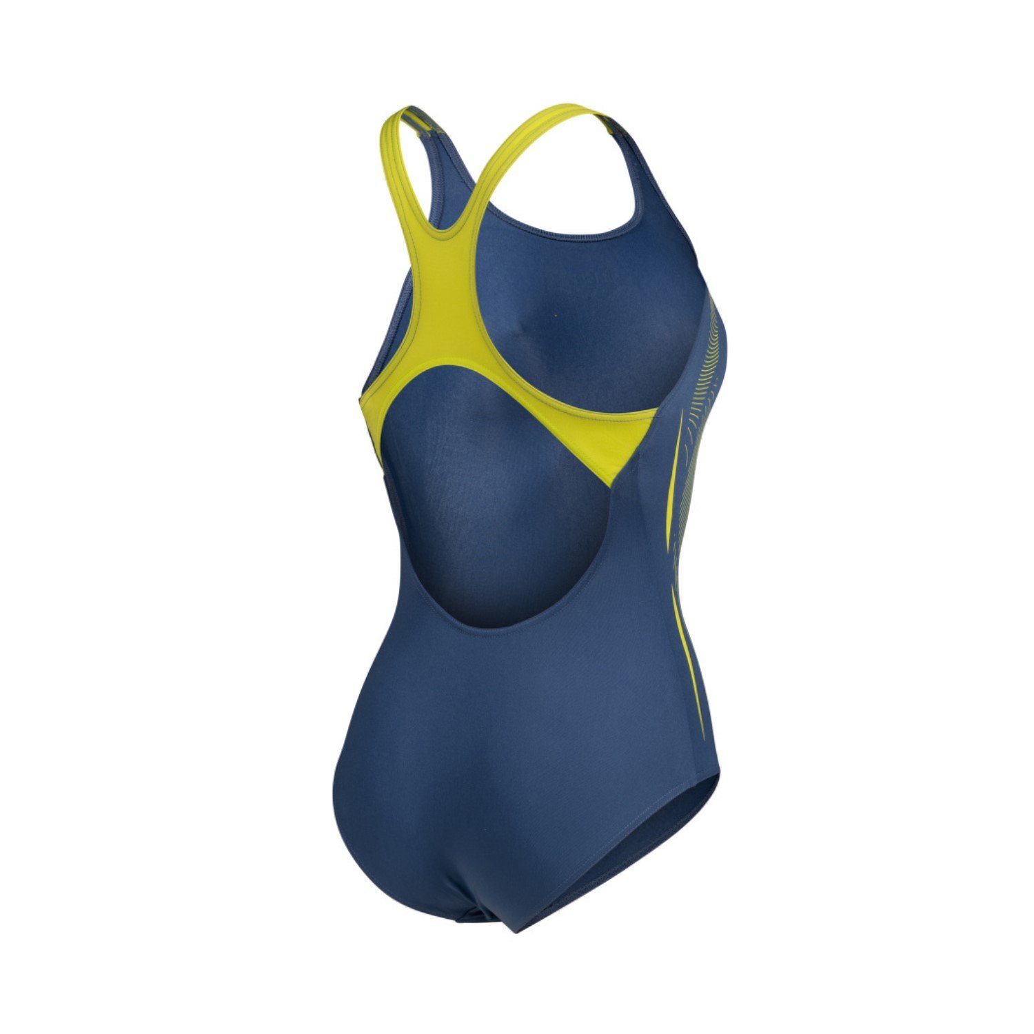 Arena Badeanzug Swimmsuit mit BH Swim Pro Damen blau-lime Womens