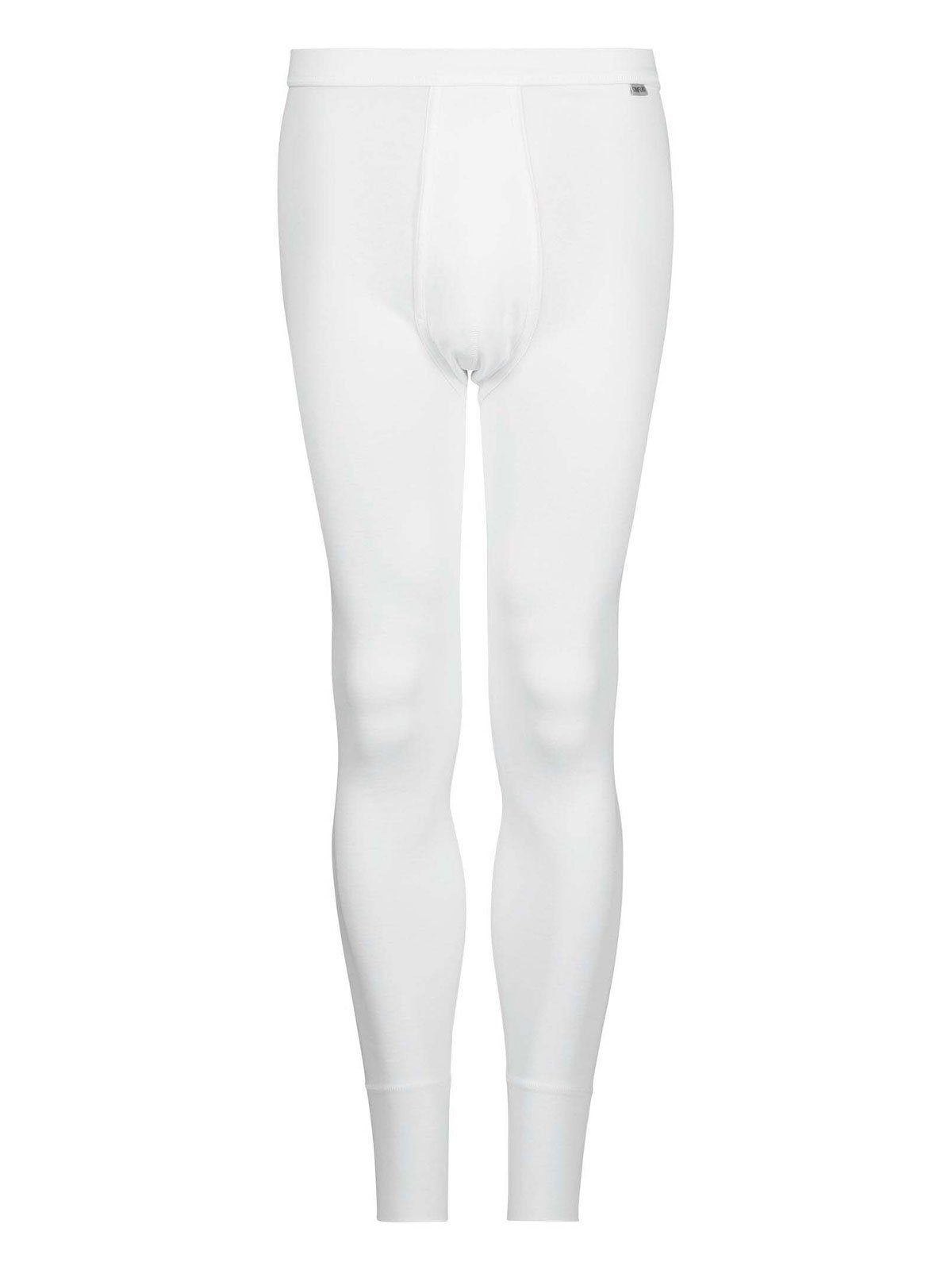 Lange Unterhose Herren Pant lang mit Eingriff Cotton Fine Rib
