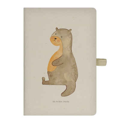 Mr. & Mrs. Panda Notizbuch Otter Bauch - Transparent - Geschenk, dick, Seeotter, Essen. foodlove Mr. & Mrs. Panda, Hardcover
