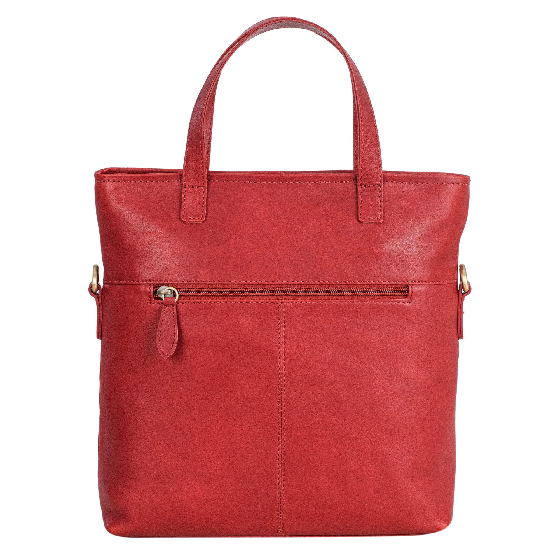 Benthill Shopper Damen Echt Leder Umhängetasche Große Schultertasche Vintage Handtasche, Schultergurt / Umhängegurt Reißverschlussfach