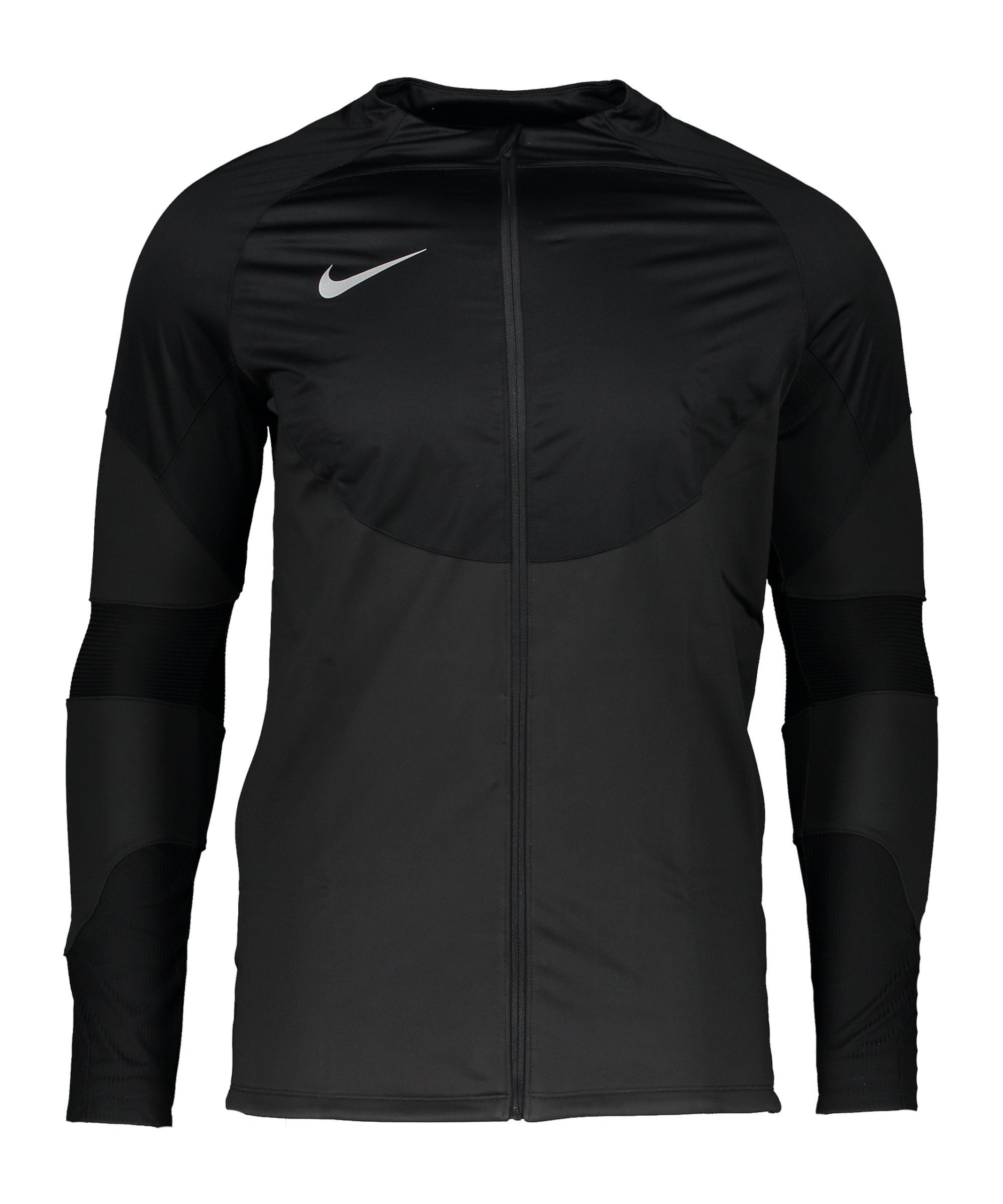 Nike Sweatjacke Strike Winter Warrior Trainingsjacke schwarzsilber