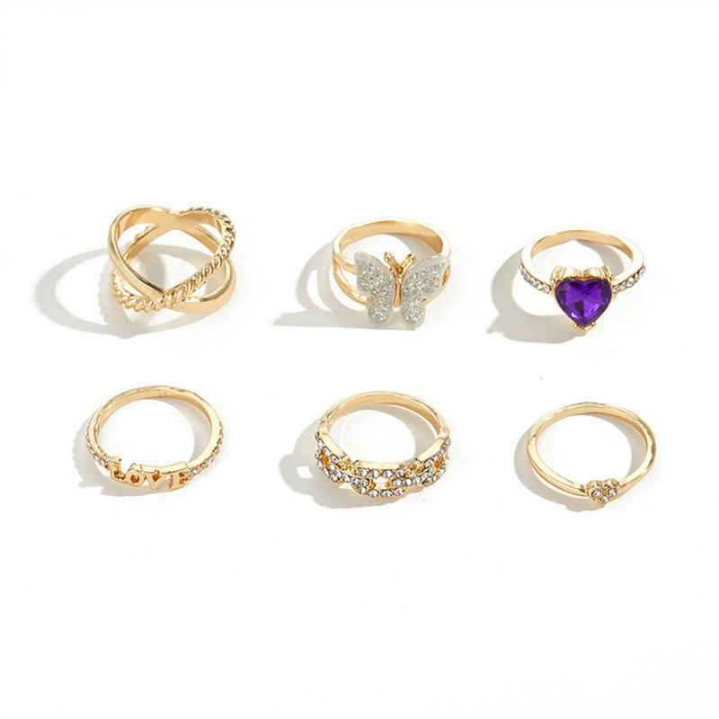 Tuilerien Kantenhocker Love Diamond Ring Accessoire (6 St)