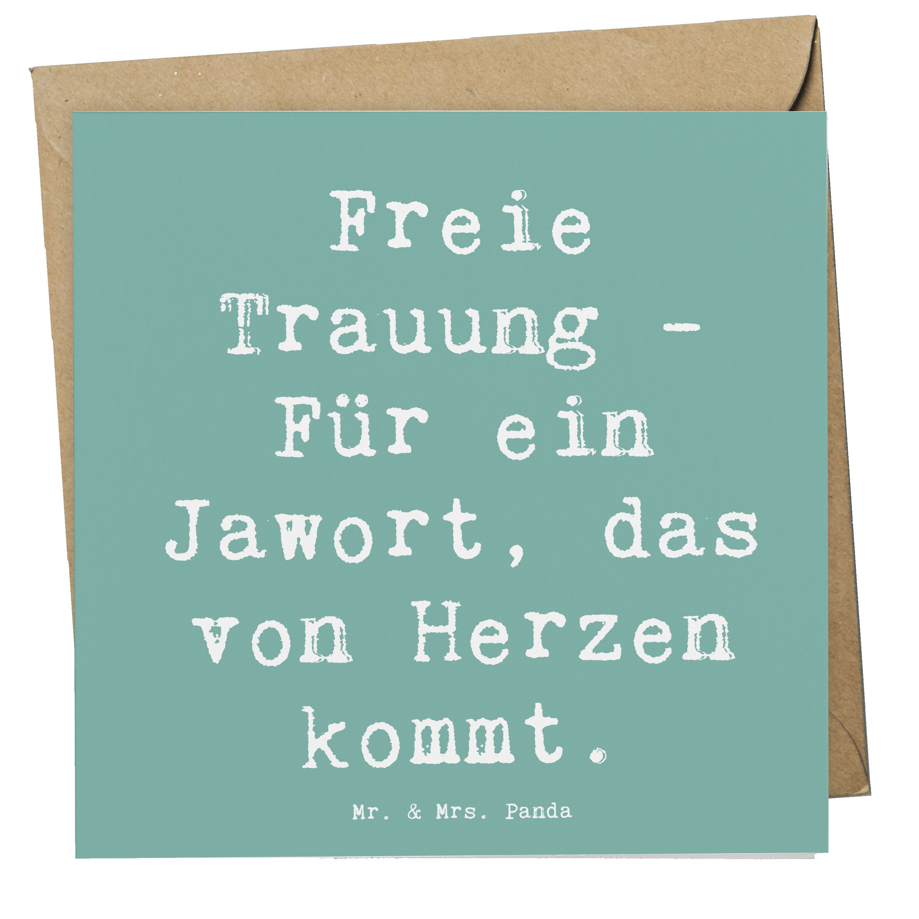 Grußkarte Freie Trauung Jawort - Meeresbrise - Geschenk, Heiraten, Hochzeitsfei