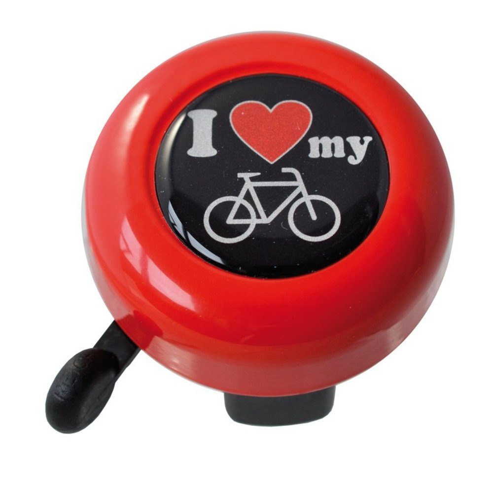 REICH CYCLE-BELLS Fahrradklingel Trillerglocke Motiv I love my bike 55 mm, (0-tlg)