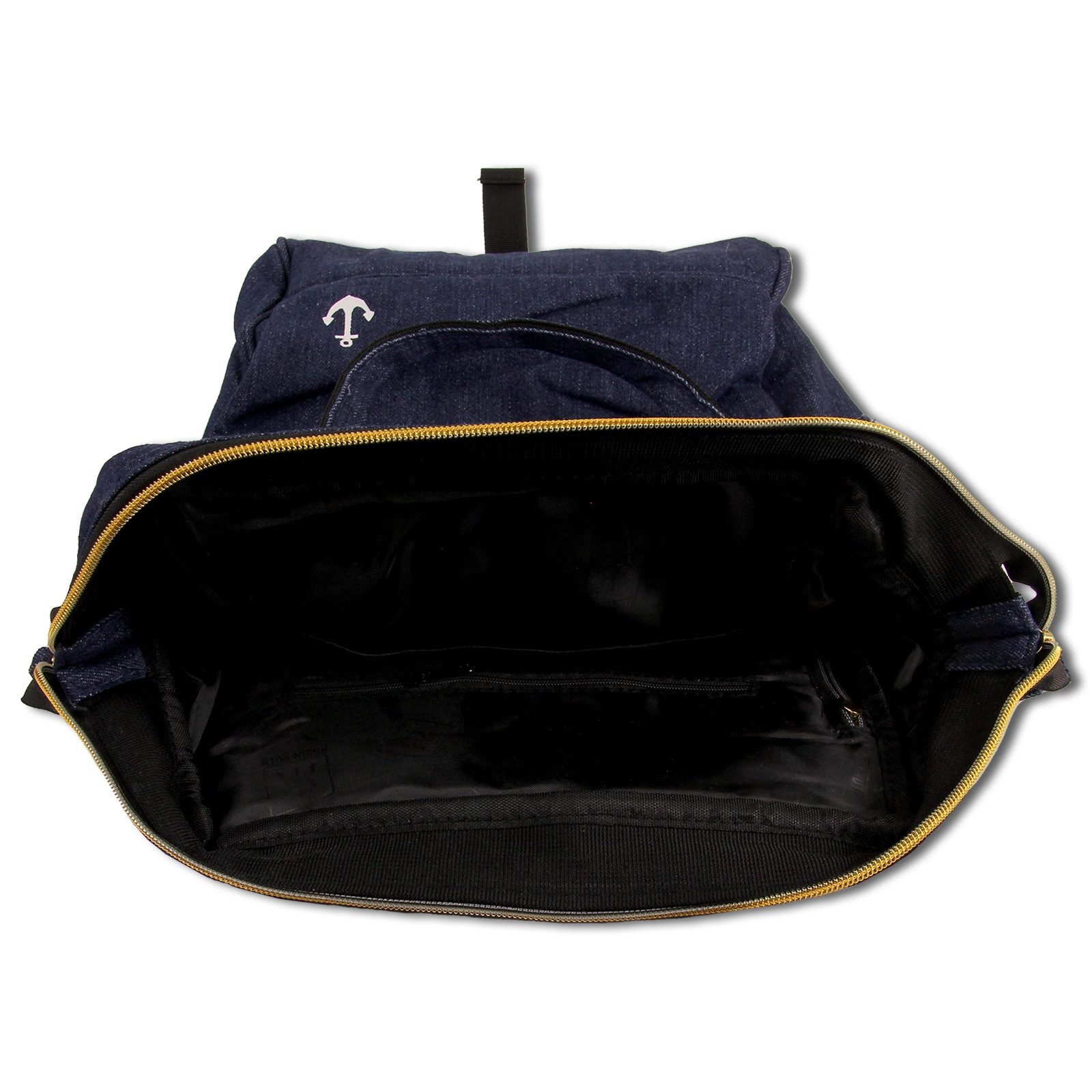 Robin Ruth Freizeitrucksack Robin Ruth Rucksack Baumwolle navy, Damen, Herren Rucksack Baumwolle, navy, dunkelblau ca. 40cm hoch