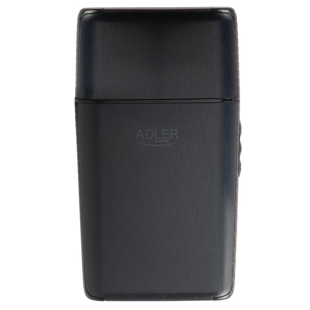 ADLER EUROPE Elektrorasierer AD 2949 Dual-Folienrasierer mit IPX6, LED, USB-C, 3 Stufen, 110 Min, Unter fließendem Wasser abspülbar, abnehmbarer Scherkopf, Reinigungsbürste, 0,05-mm-Rasur, Edelstahlklinge, 7.200 U/min, Netzbetrieb, ABS-Gehäuse, 0,05-mm-Rasur, Edelstahlklinge, 7.200 U/min, Netzbetrieb, ABS-Gehäuse