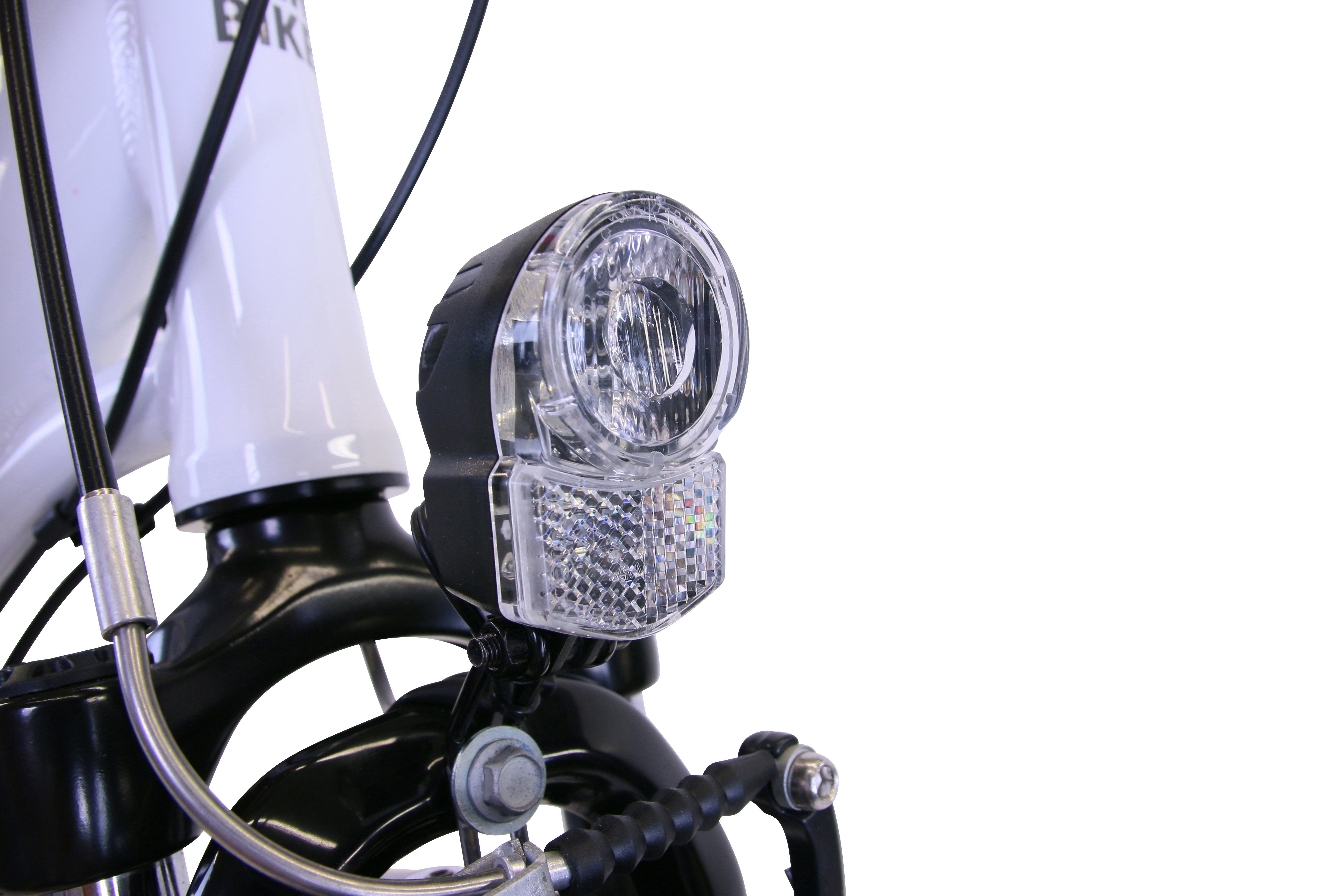 Bikes Cityrad Wave Shimano Nexus 7 Plus Schaltwerk, Deluxe White, City mit HAWK Gang HAWK Front-Drahtkorb