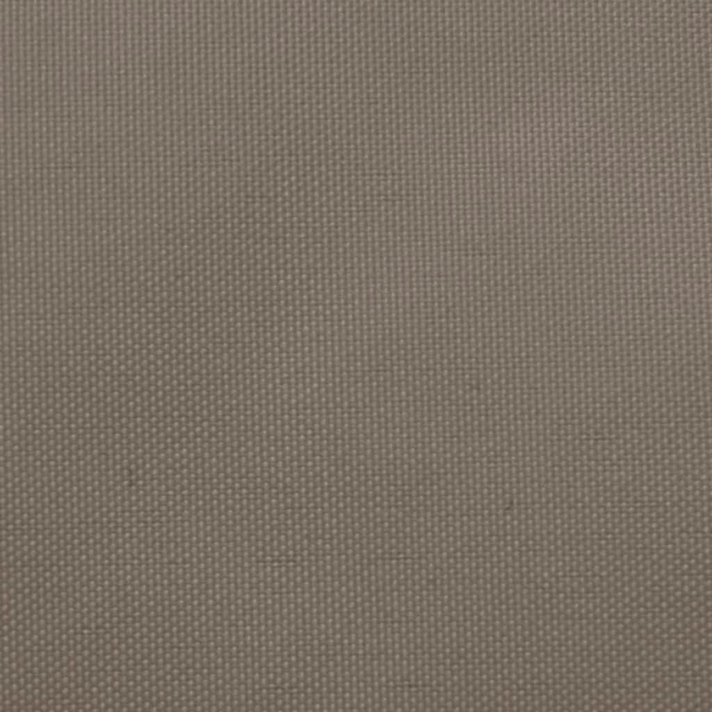 vidaXL Sonnensegel 6 x 8 m Sonnensegel Oxford-Gewebe Rechteckig 6x8 m Taupe Beschattung