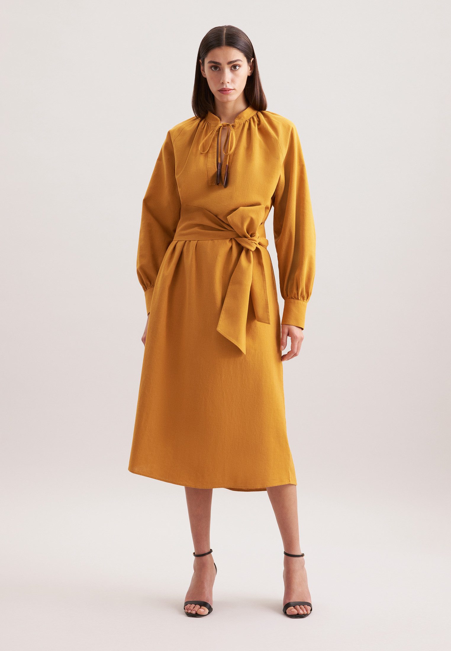 seidensticker Sommerkleid Schwarze Rose 1/1 V-Neck Uni günstig online kaufen