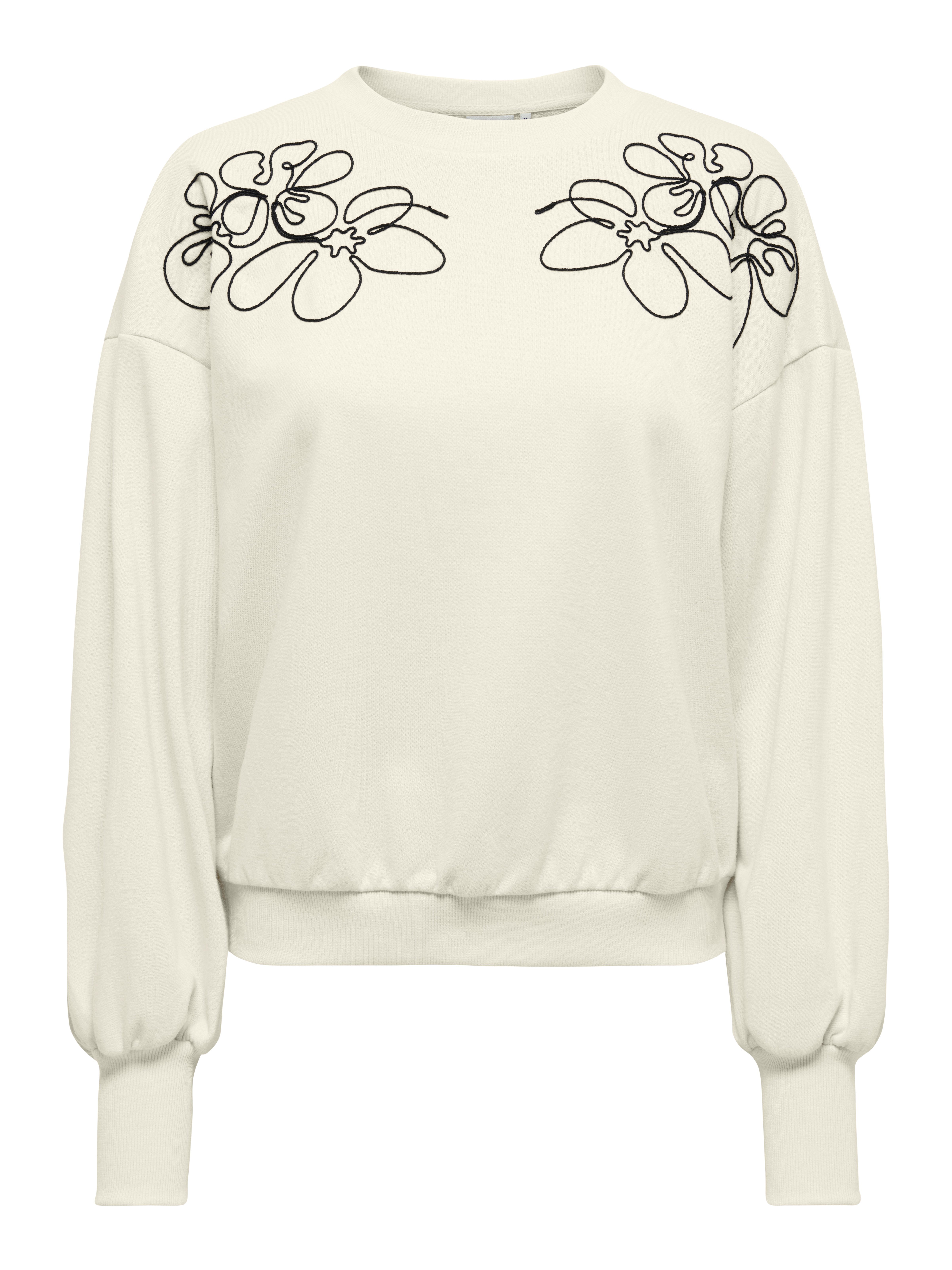 ONLY Sweatshirt ONLBROOKE L/S O-NECK DETAIL SWT NOOS günstig online kaufen