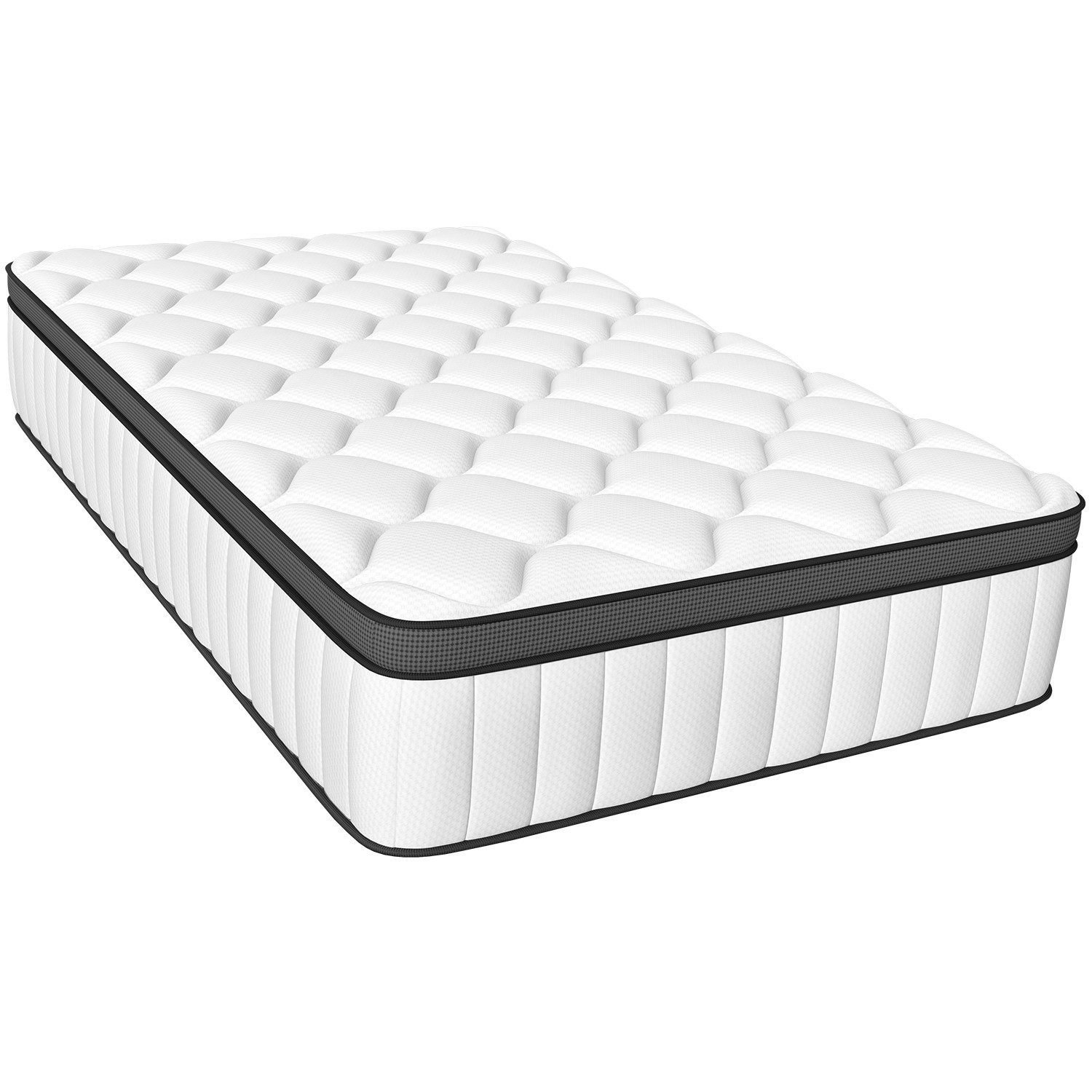 Taschenfederkernmatratze Matratze, 7 Zone Federkernmatratze Matratzen mit Spannbettlaken, Lexzurn, 25 cm hoch, (Atmungsaktiv, Rückenentlastung, Orthopädisch, Matratze mehrere Größen), Taschenfederkernmatratze