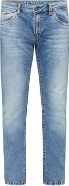 CAMP DAVID Straight-Jeans NI:CO:R611 mit markanten Steppnähten